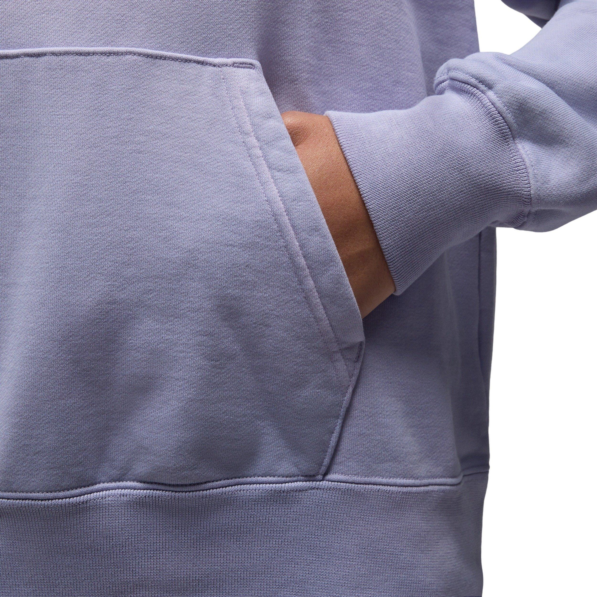 Jordan Women's Flight Fleece Dip-Dyed Pullover Hoodie -Purple - PURPLE Thumbnail View 5