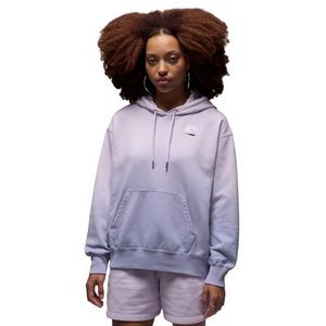 Jordan Women's Flight Fleece Dip-Dyed Pullover Hoodie -Purple