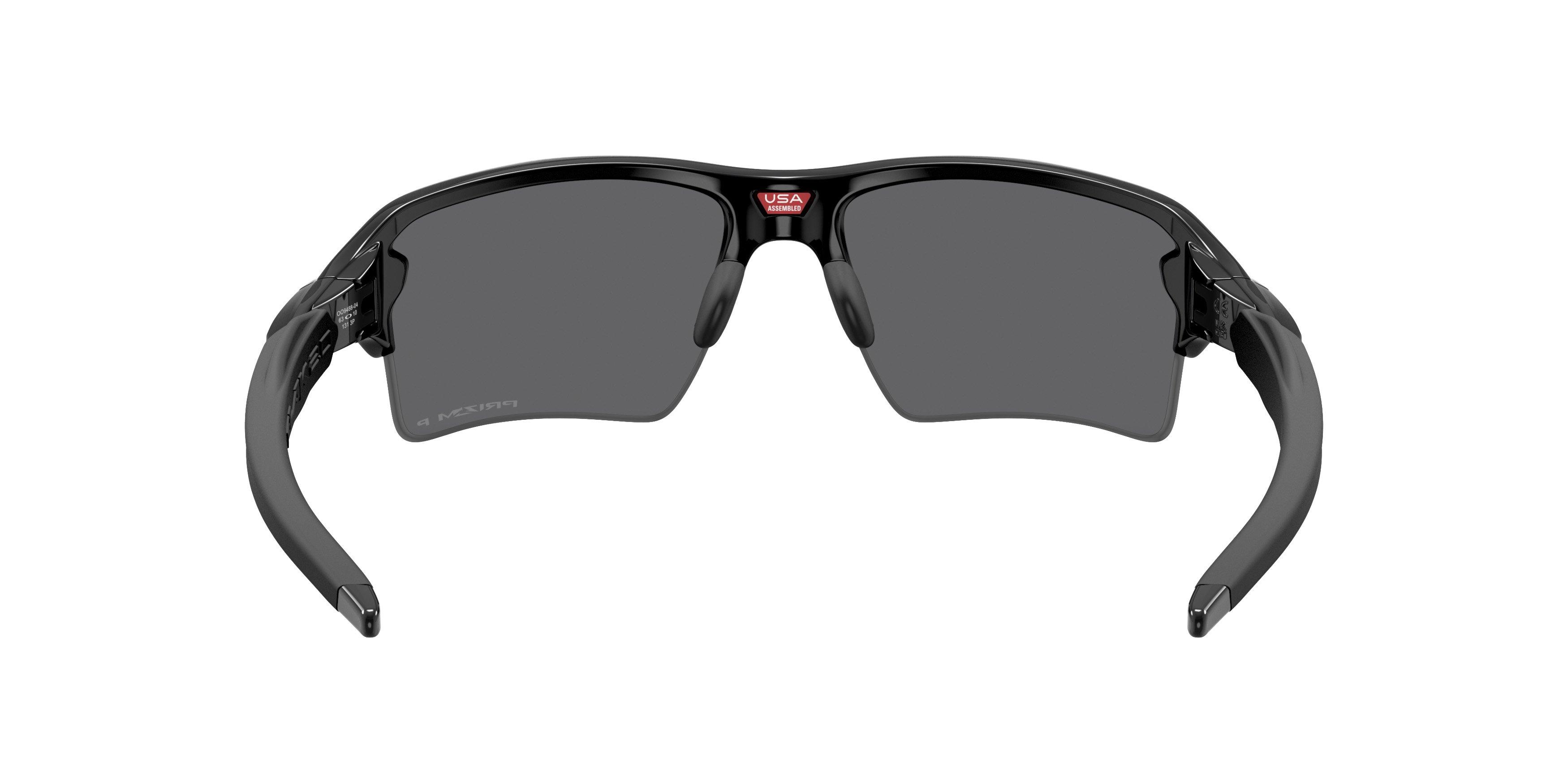 Oakley Flax 2.0 XXL Prizm Black Polarized Sunglasses - Polished Black - BLACK/GREY Thumbnail View 2