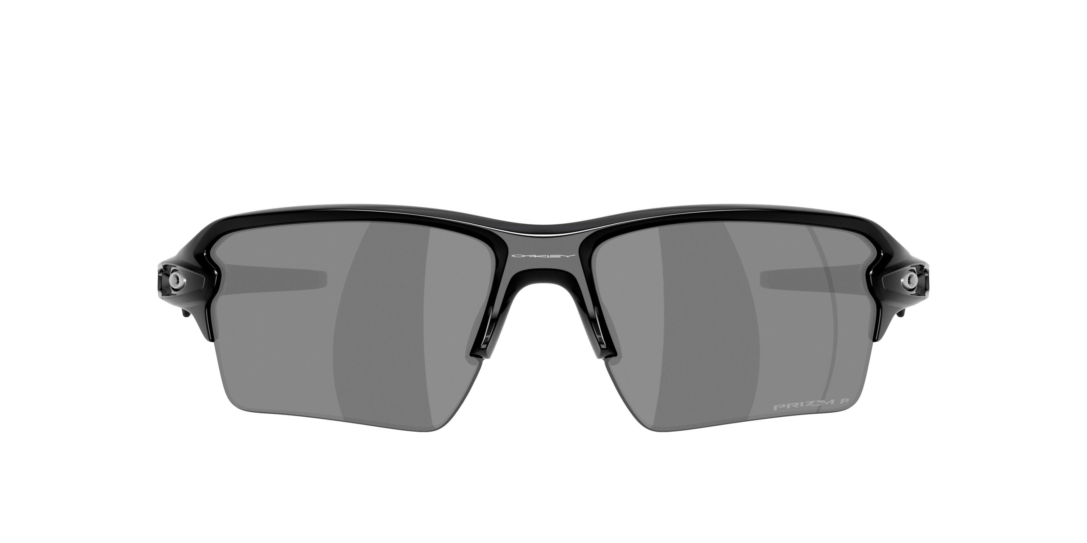 Oakley Flax 2.0 XXL Prizm Black Polarized Sunglasses - Polished Black - BLACK/GREY Thumbnail View 3