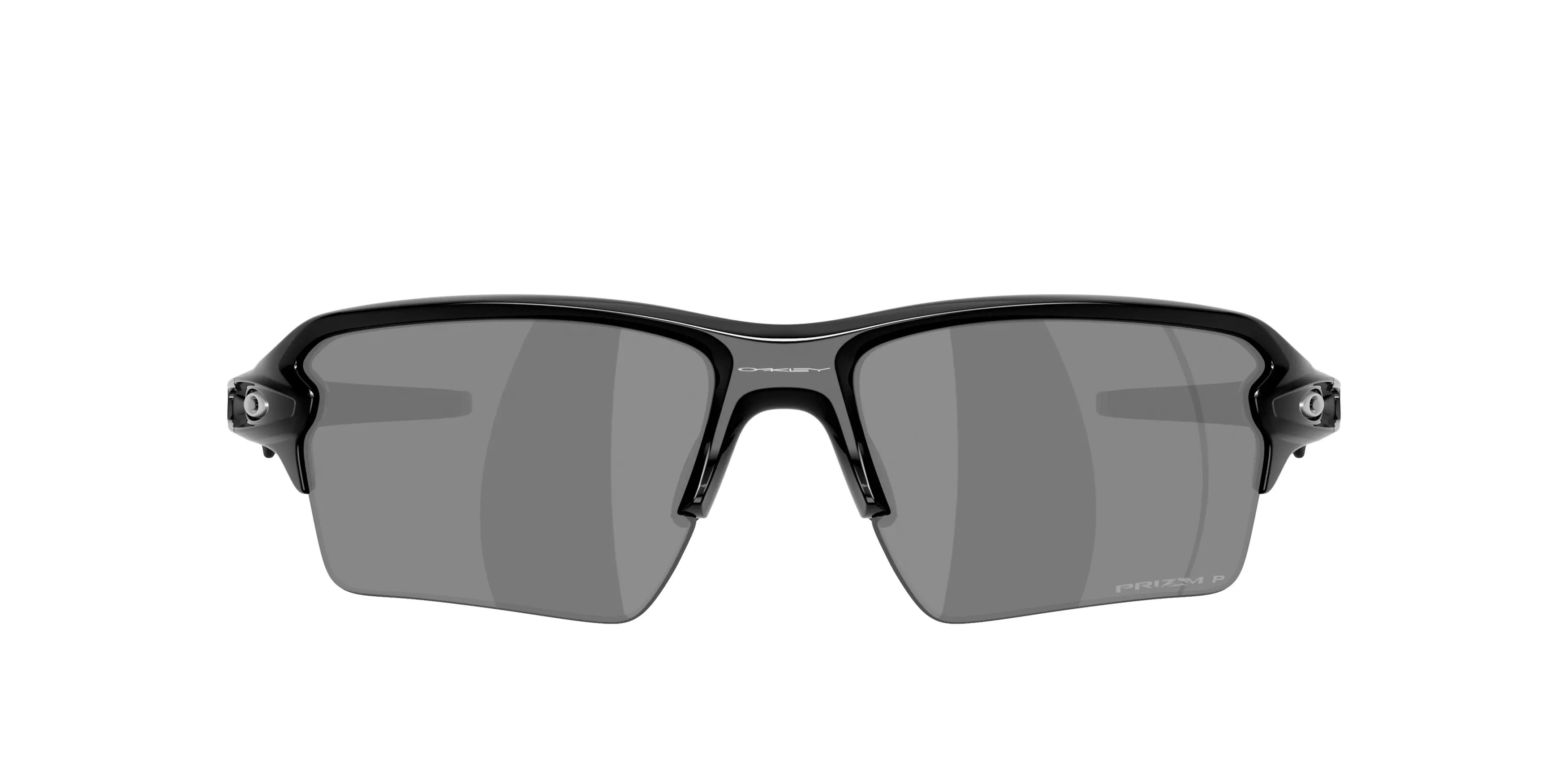 Oakley Flax 2.0 XXL Prizm Black Polarized Sunglasses - Polished Black - BLACK/GREY