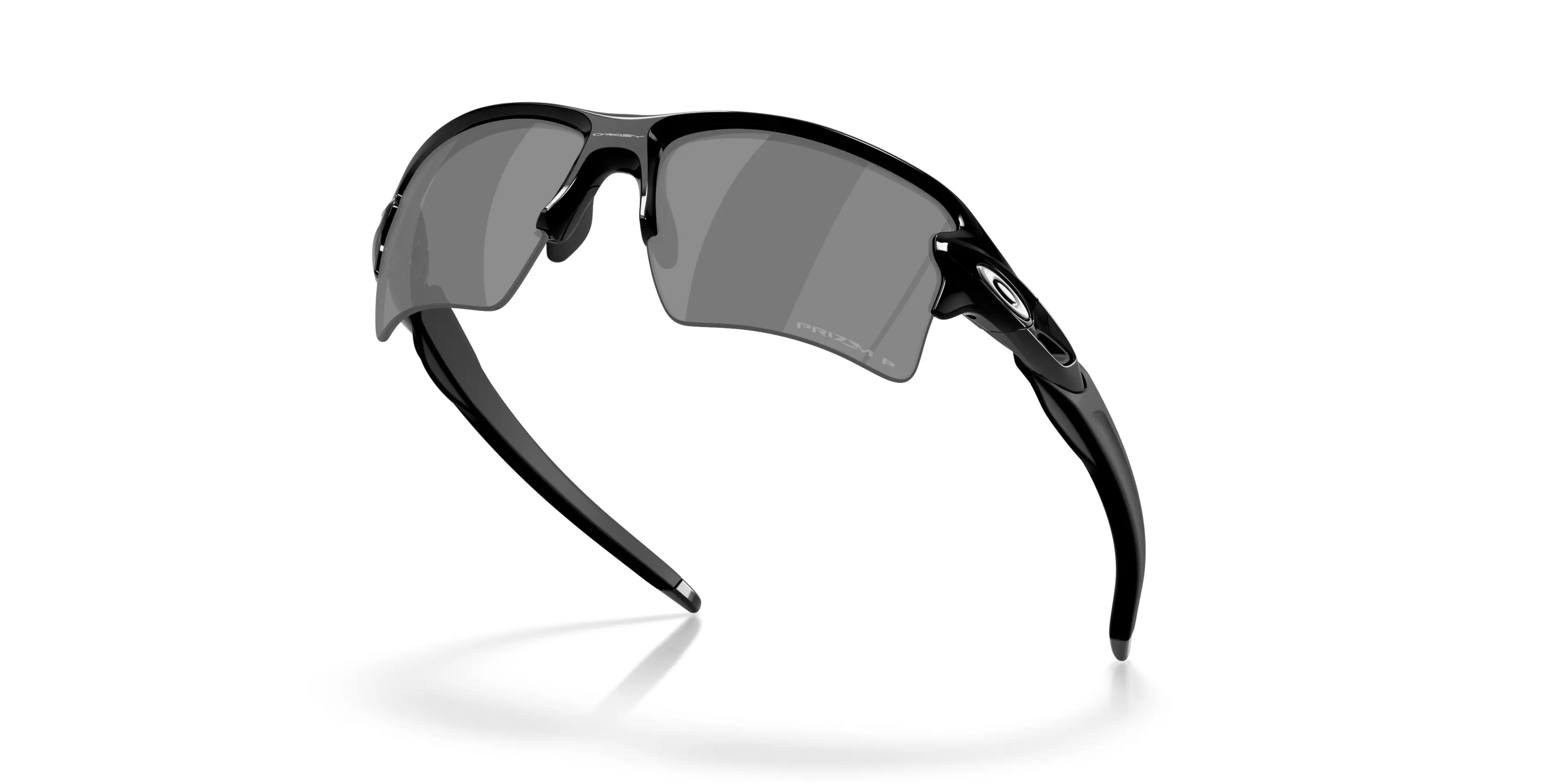 Oakley Flax 2.0 XXL Prizm Black Polarized Sunglasses - Polished Black - BLACK/GREY