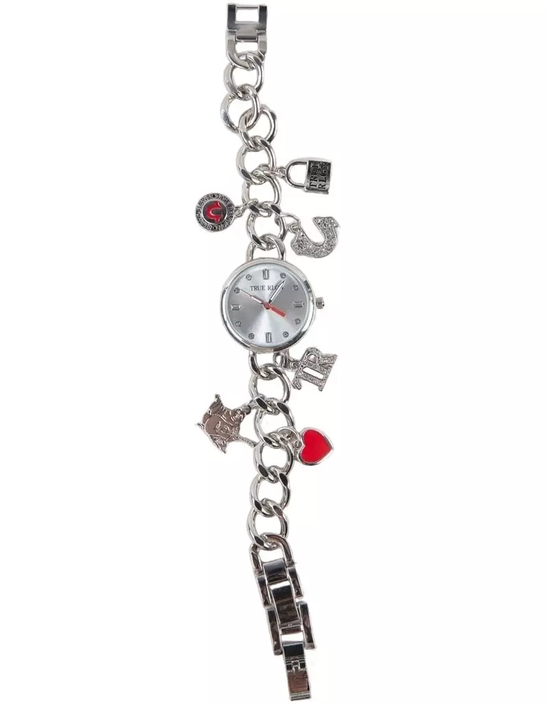 True Religion Women's Charm Watch - Silver - SILVER
