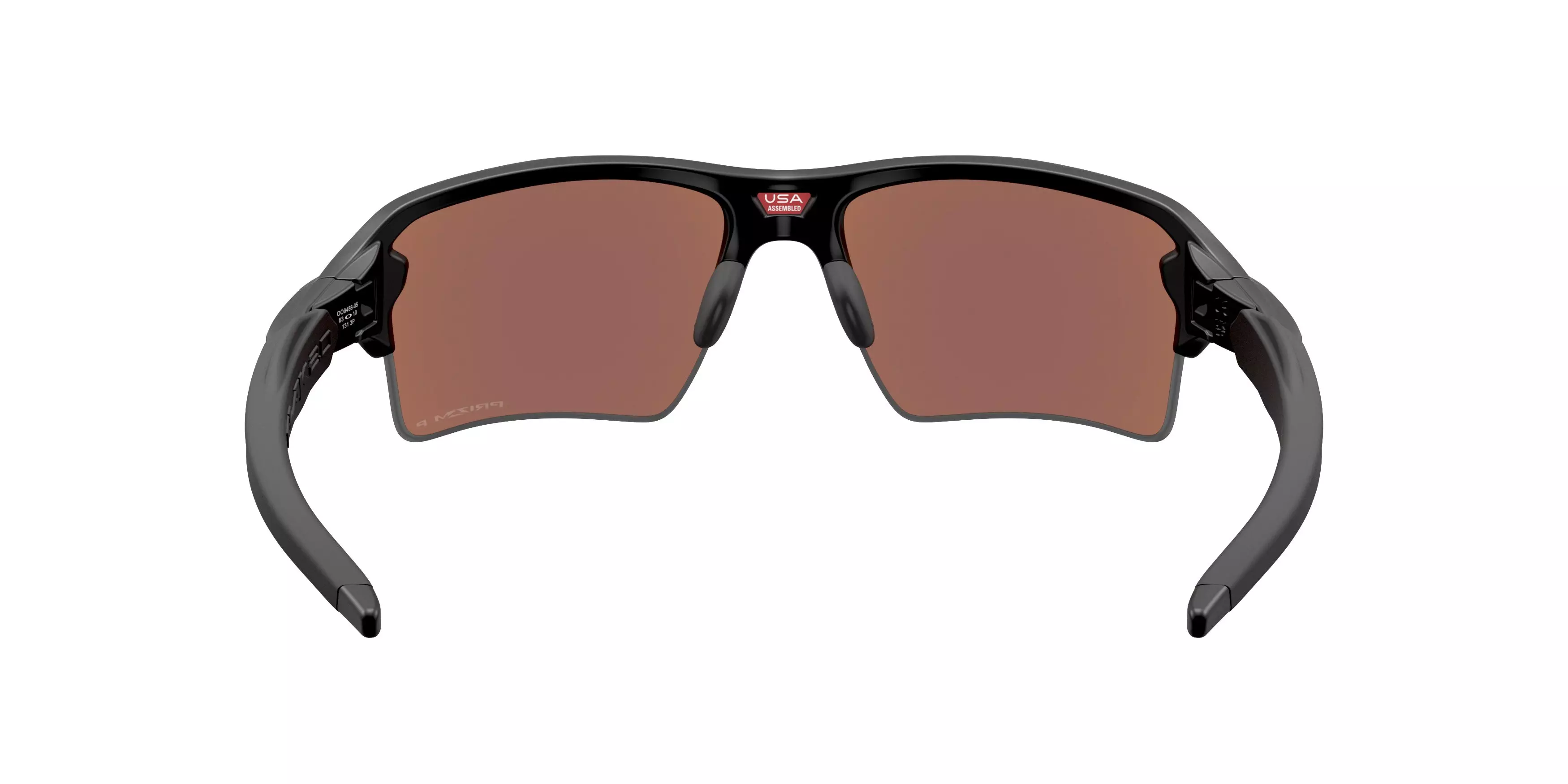 Oakley Flax 2.0 XXL Prizm Deep Water Polarized Sunglasses - Matte Black - BLACK/BLUE