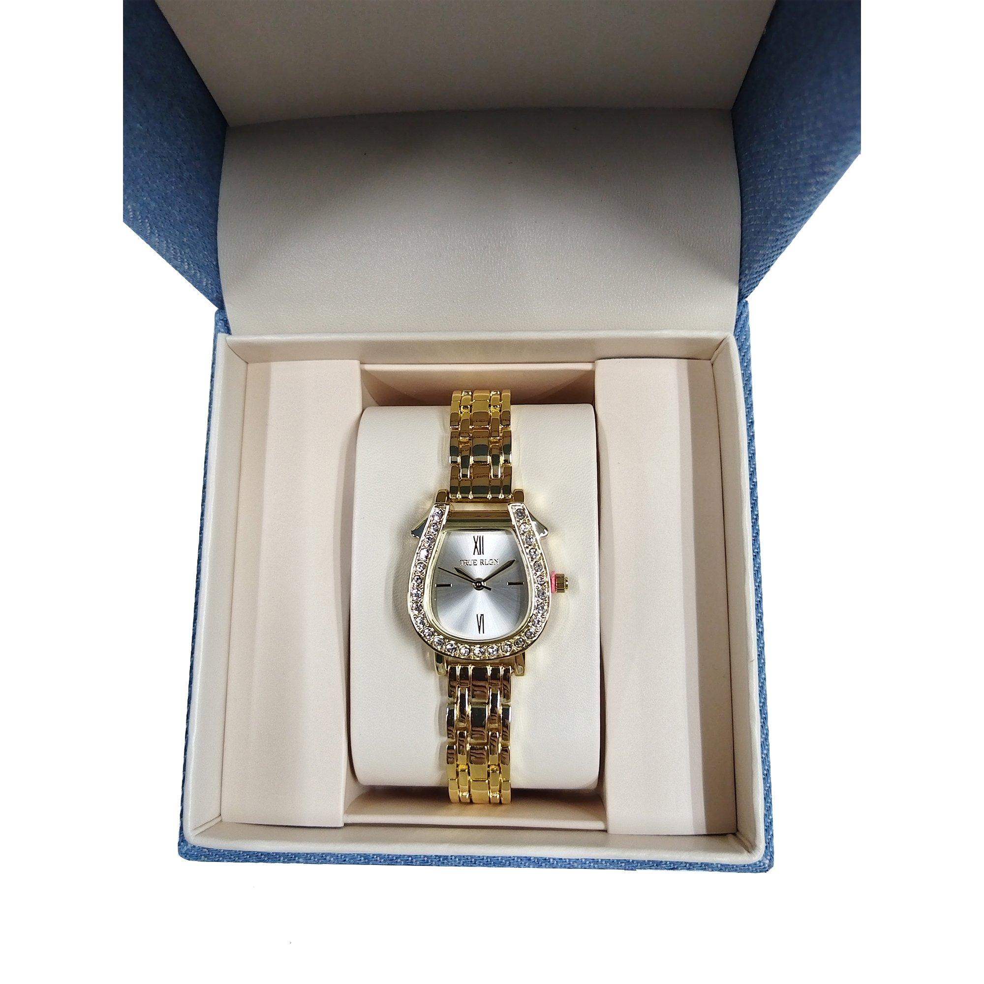 True Religion Women\'s Gold and Rhinestone Watch True Religion Women main image 2