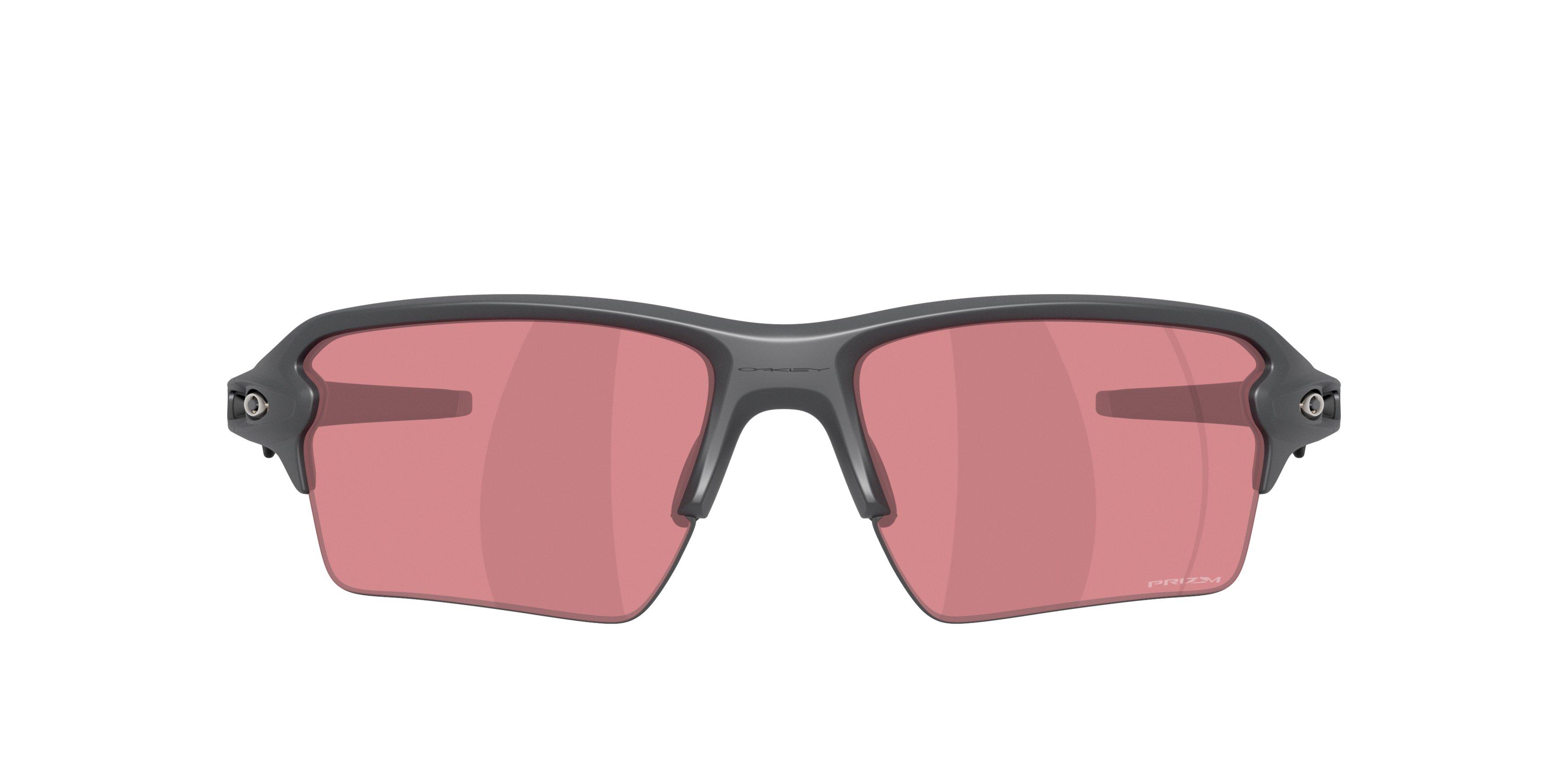 Oakley Flax 2.0 XXL Prizm Dark Golf Sunglasses - Matte Carbon - GREY/RED Thumbnail View 3