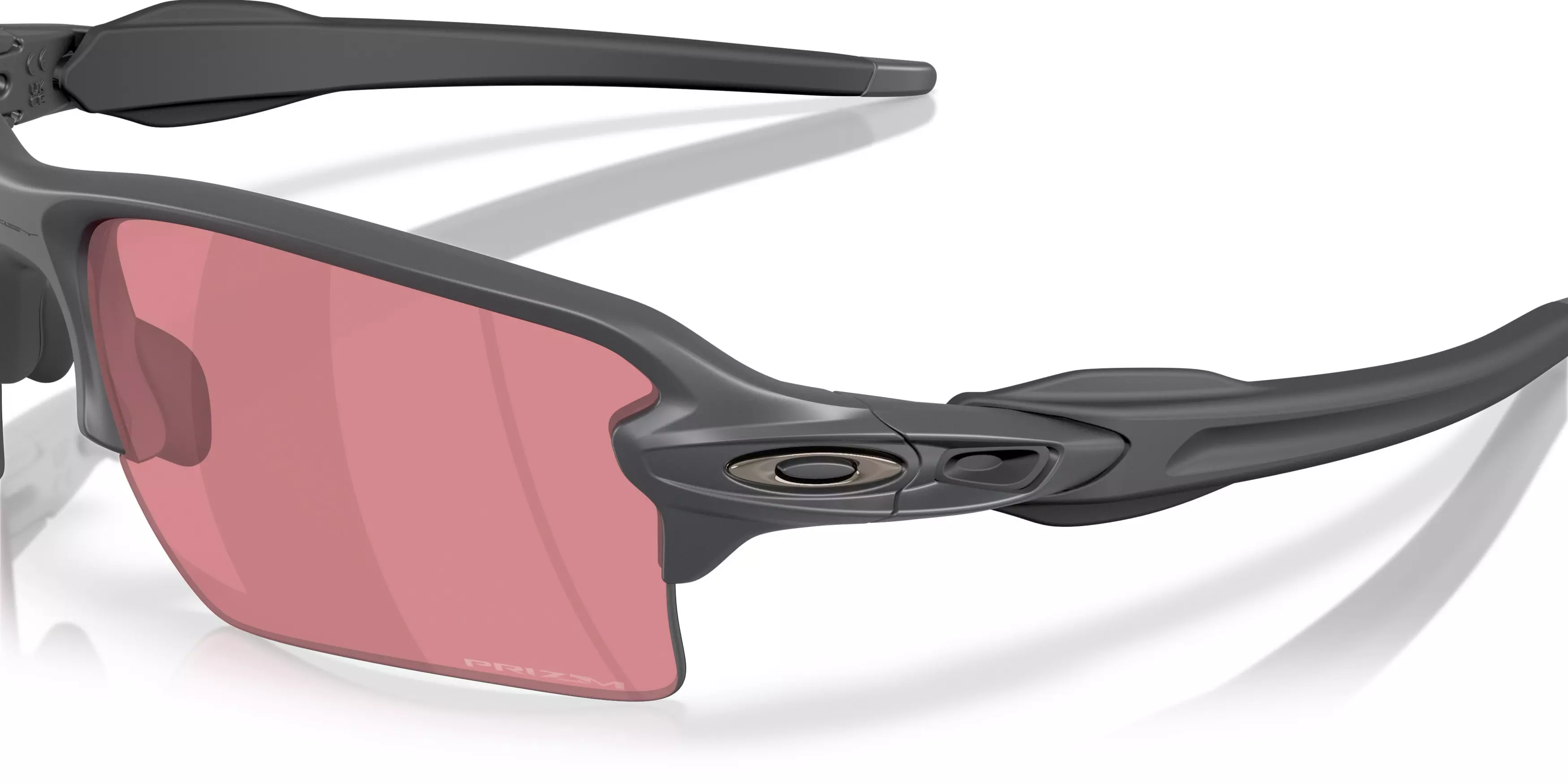 Oakley Flax 2.0 XXL Prizm Dark Golf Sunglasses - Matte Carbon - GREY/RED