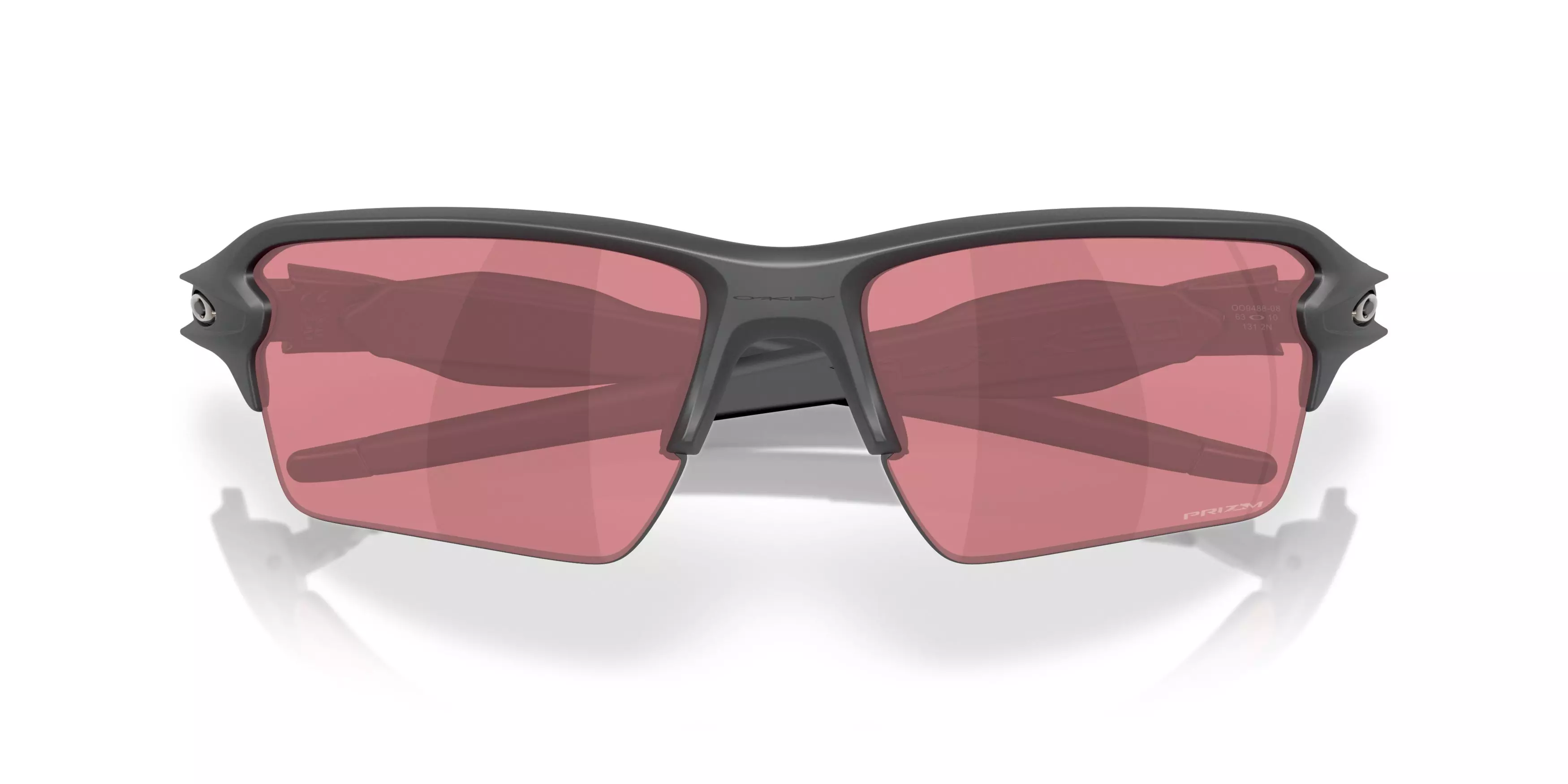 Oakley Flax 2.0 XXL Prizm Dark Golf Sunglasses - Matte Carbon - GREY/RED