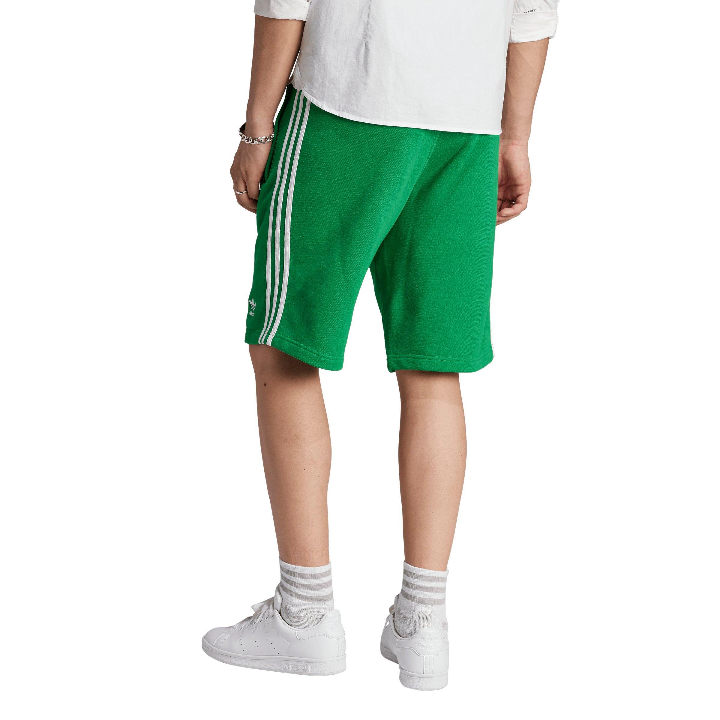 adidas Originals Men's Adicolor Classics 3-Stripes Sweat Shorts-Green -  Hibbett | City Gear