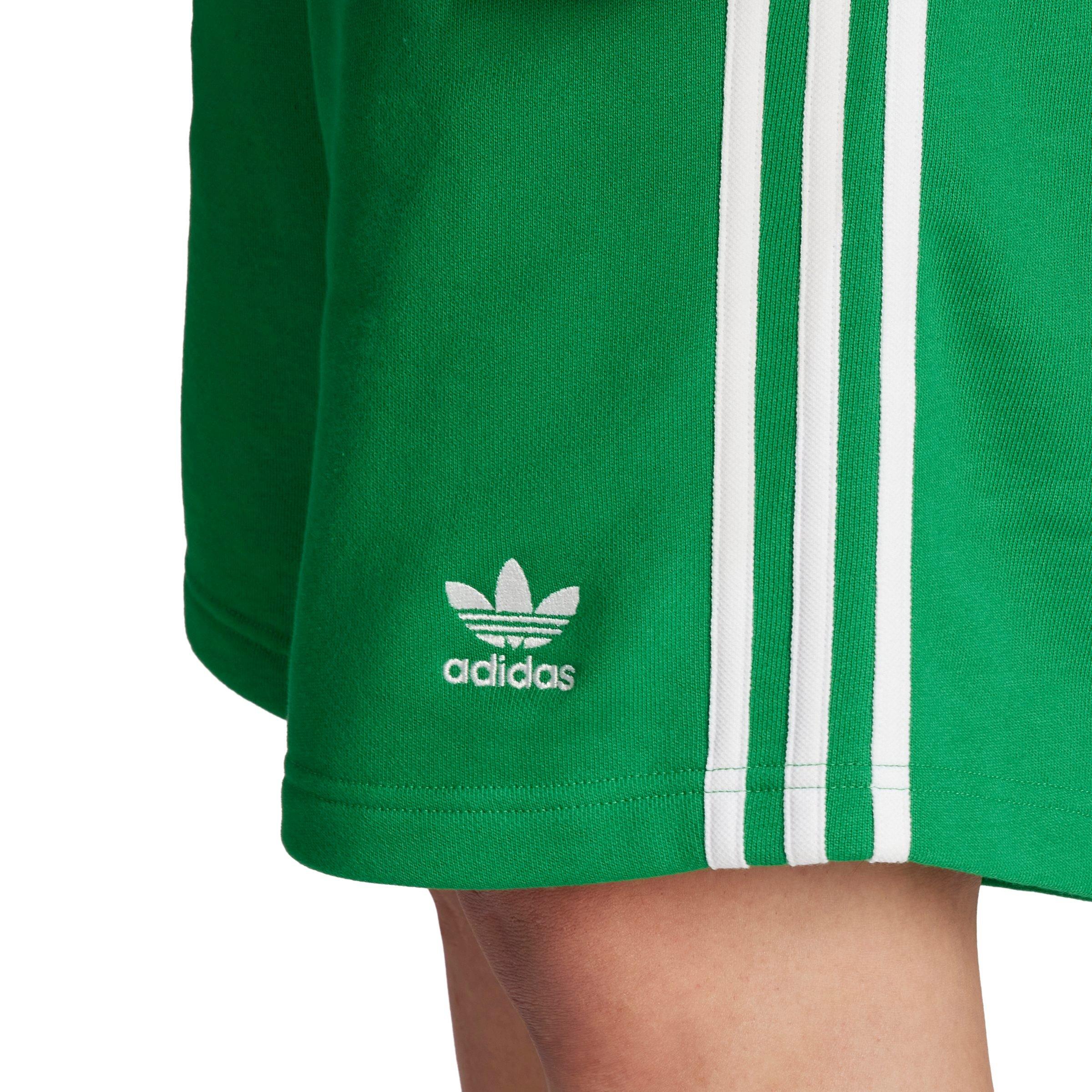 3-Stripes Shorts-Green Sweat adidas Originals | - Gear Hibbett Classics Adicolor Men\'s City