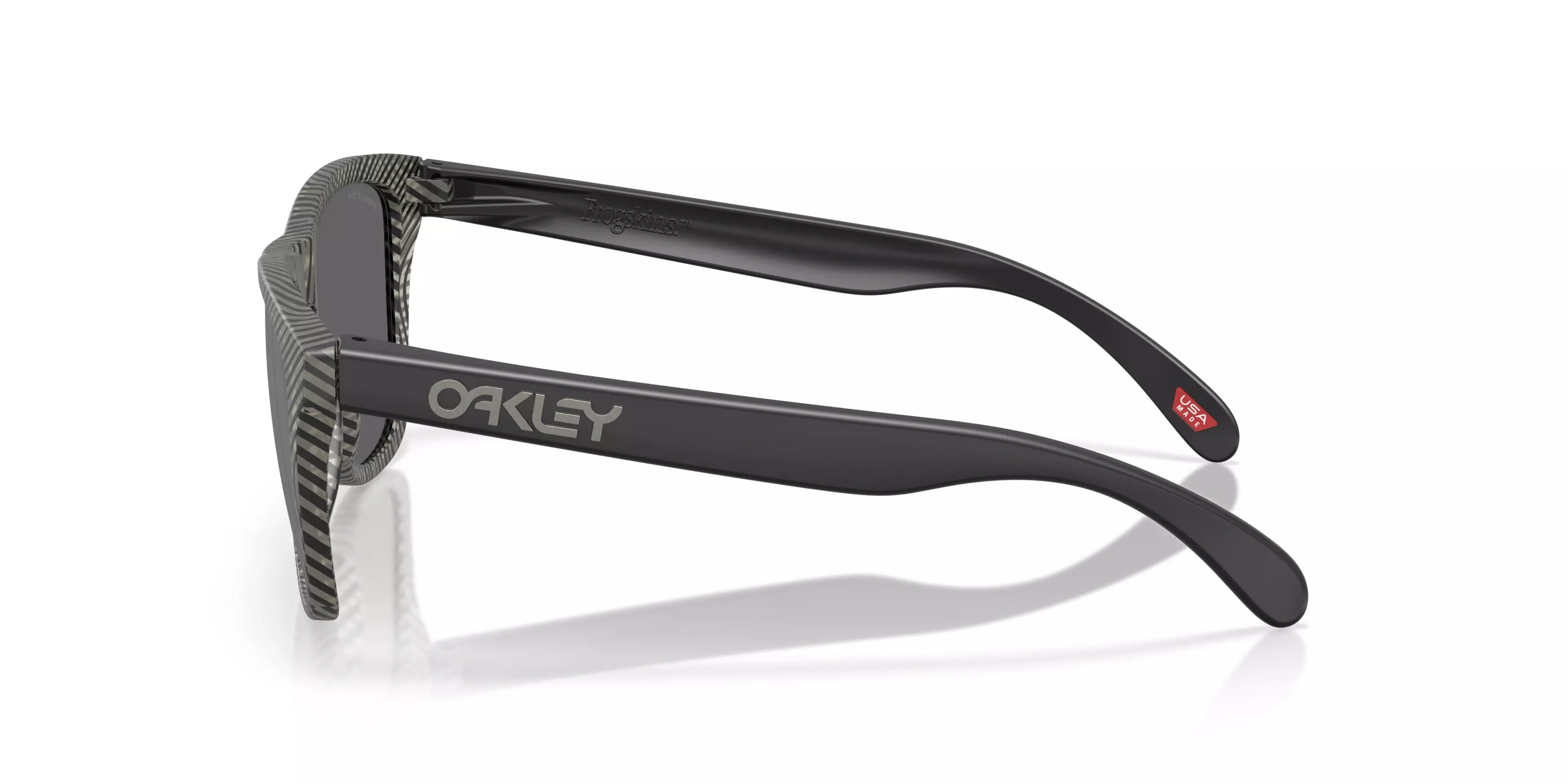 Oakley Frogskins Prizm Black Sunglasses - Matte Grey Ink - BLACK/GREY