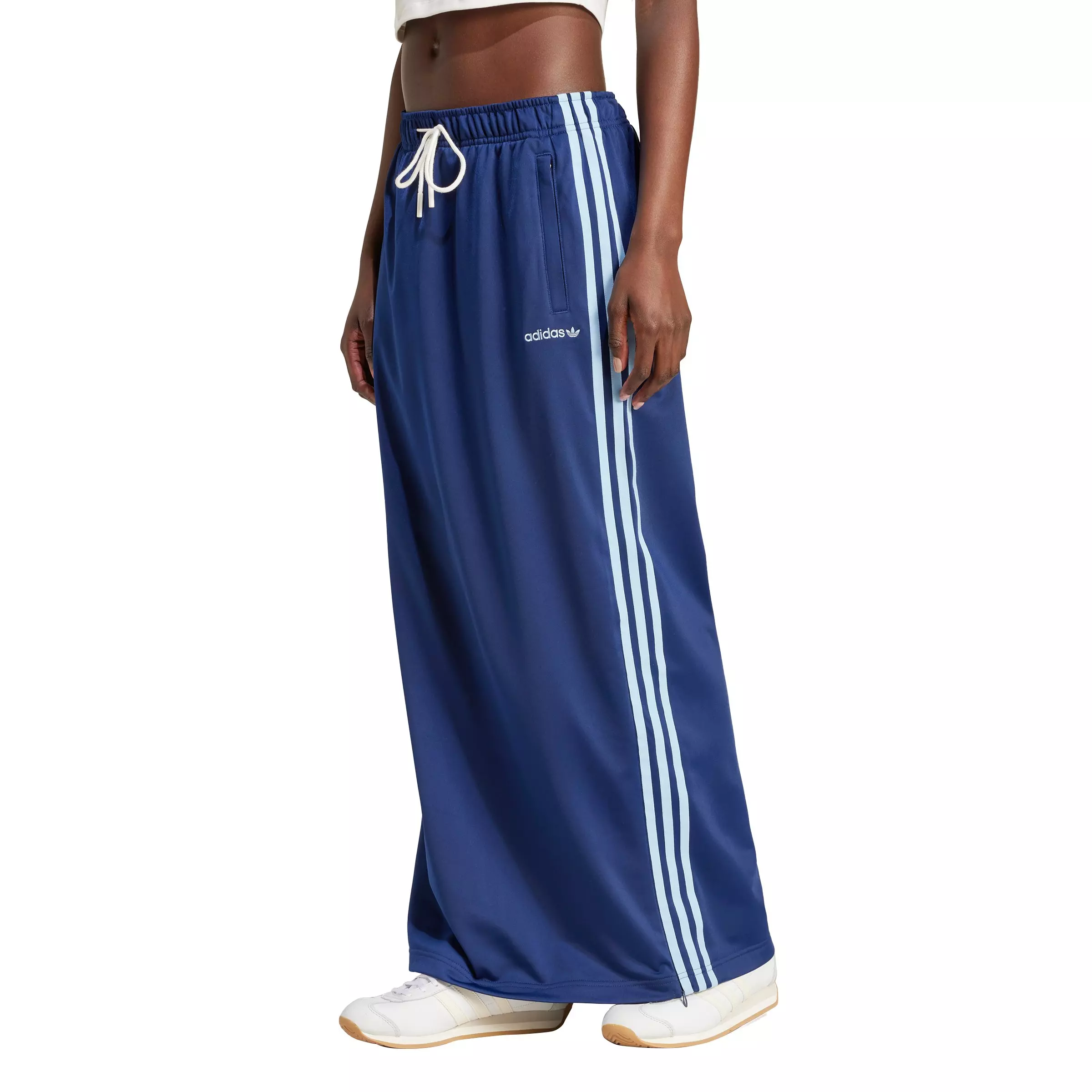 adidas Women's Originals Sporty Maxi Skirt - Blue - BLUE