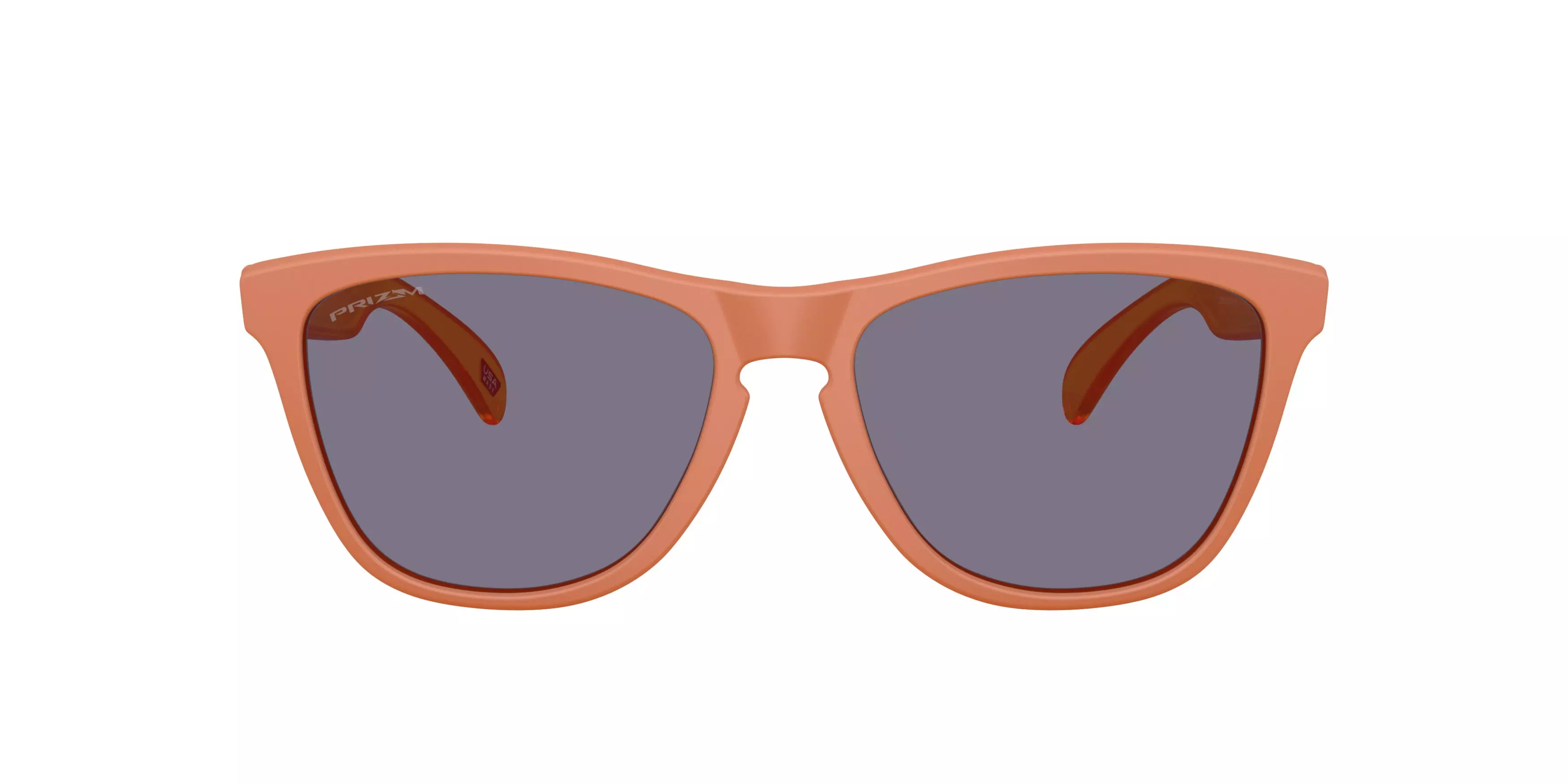 Oakley Frogskins Prizm Grey Sunglasses - Matte Ginger - ORANGE/GREY