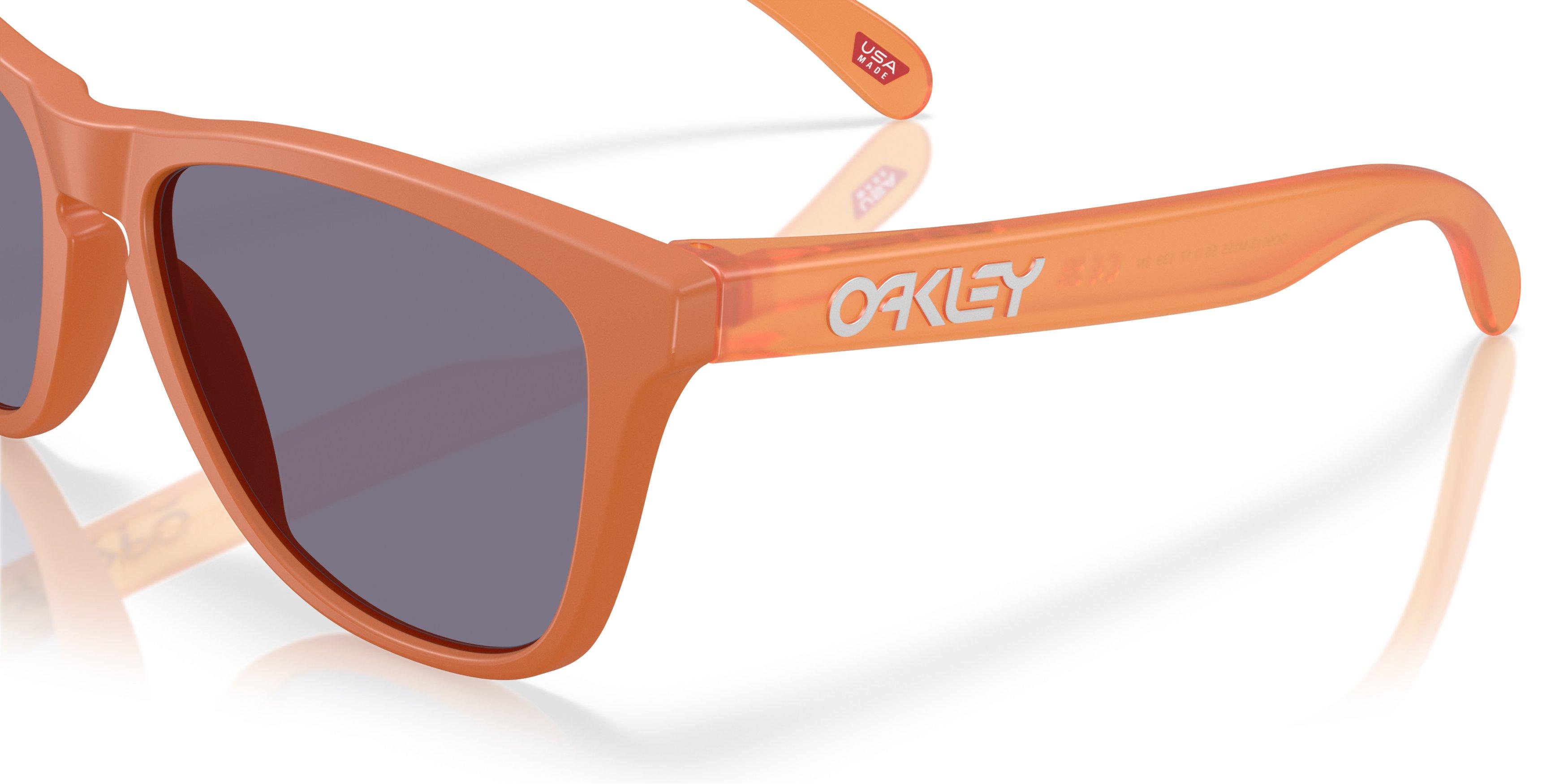 Oakley Frogskins Prizm Grey Sunglasses - Matte Ginger - ORANGE/GREY Thumbnail View 5