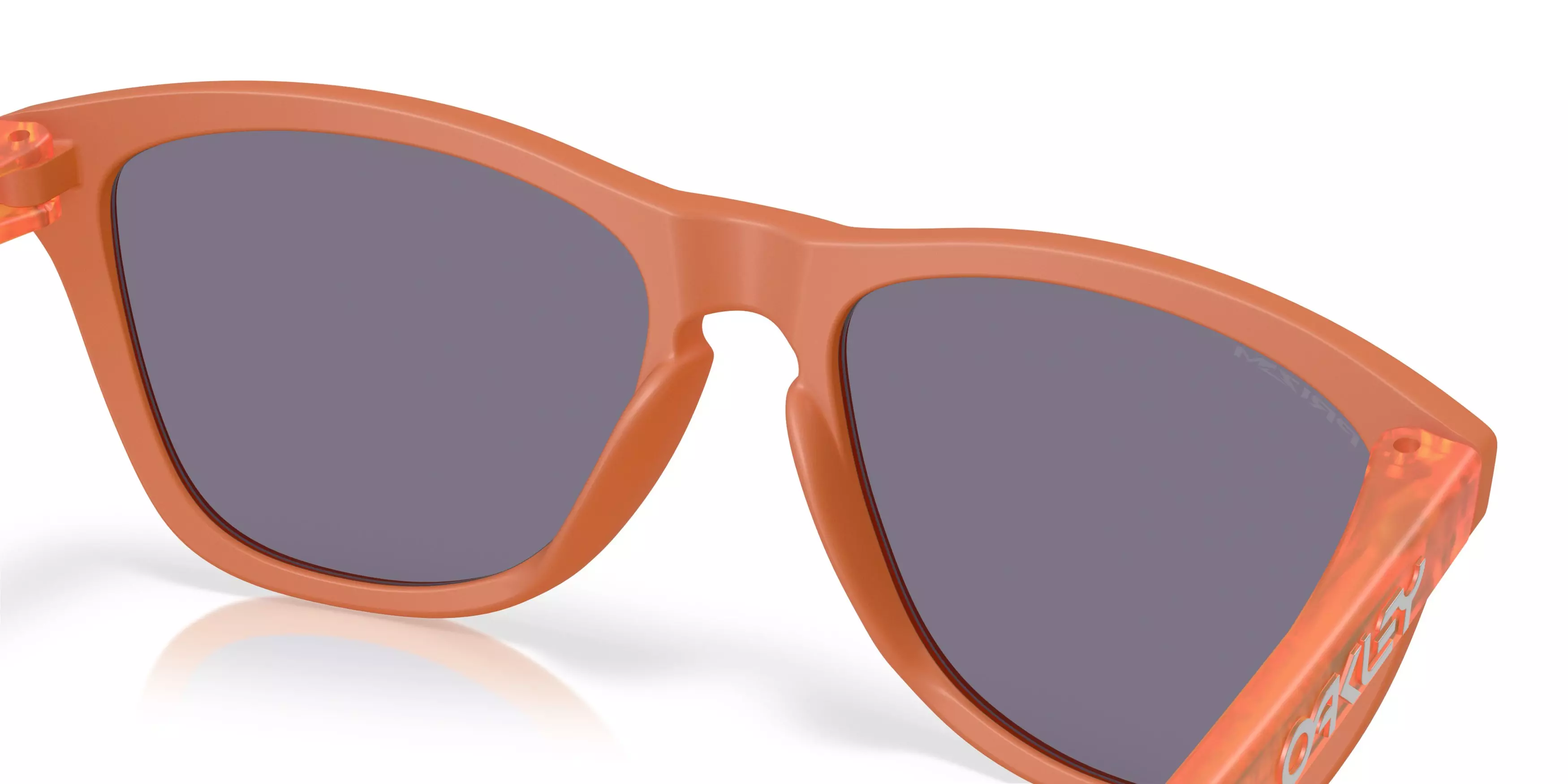 Oakley Frogskins Prizm Grey Sunglasses - Matte Ginger - ORANGE/GREY
