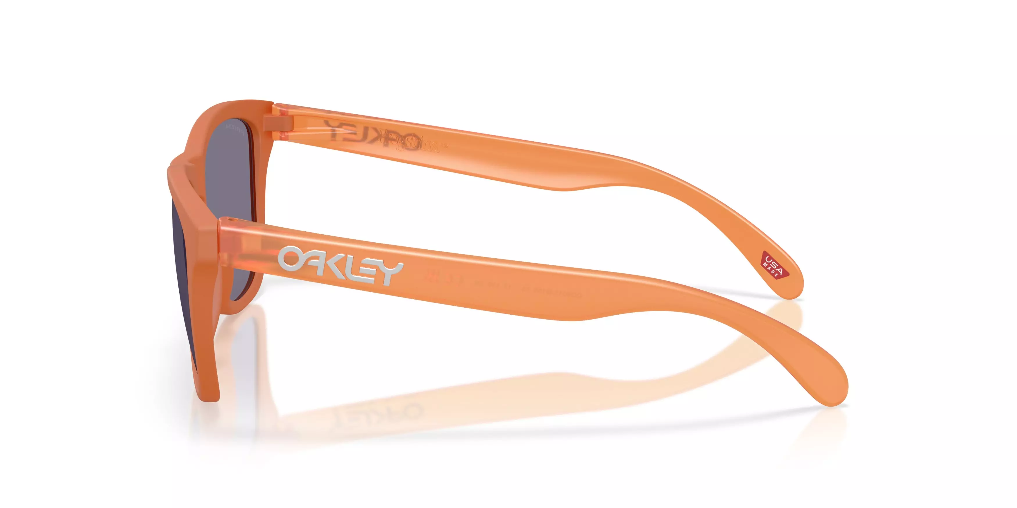 Oakley Frogskins Prizm Grey Sunglasses - Matte Ginger - ORANGE/GREY