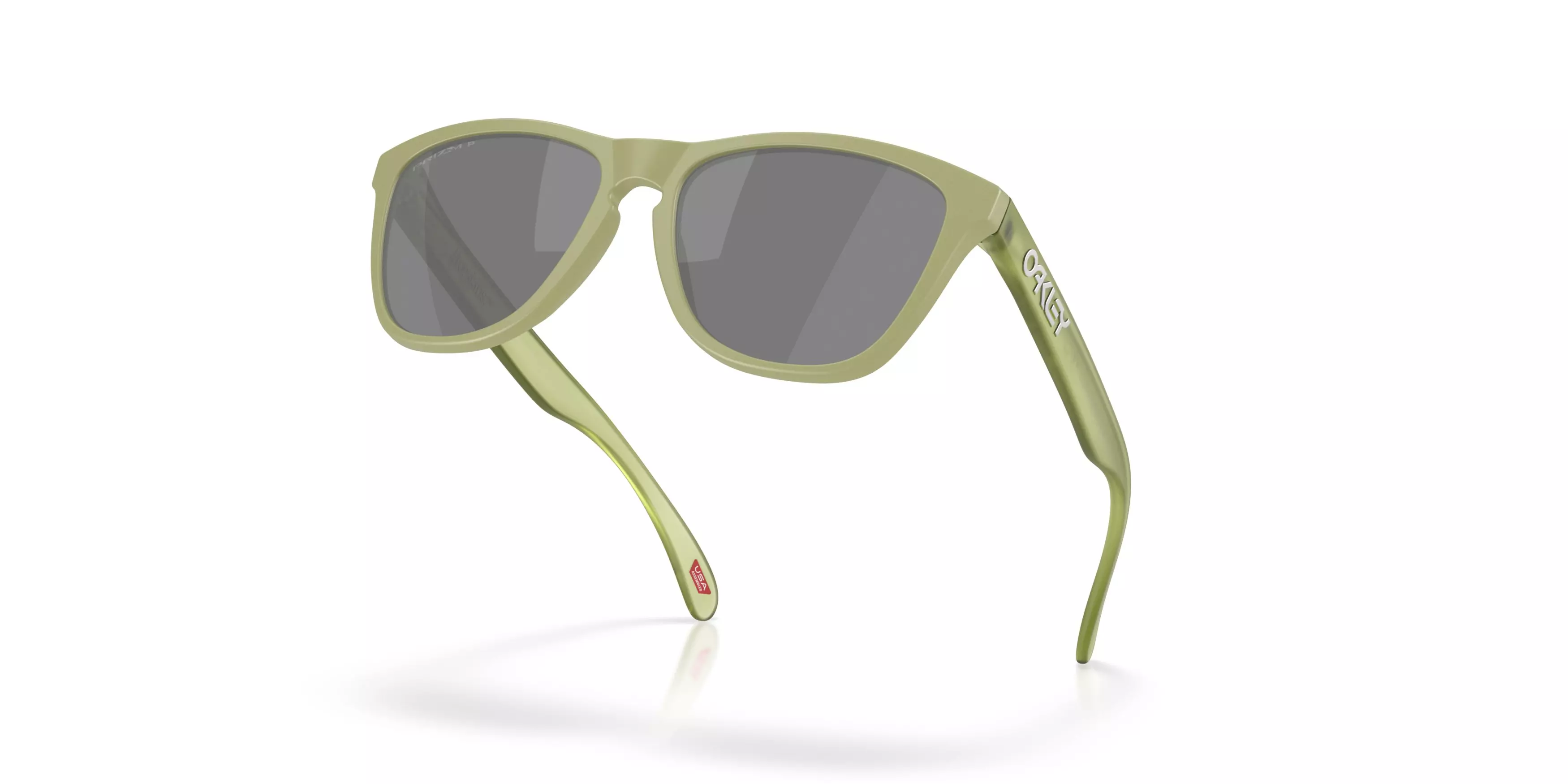 Oakley Frogskins Prizm Black Sunglasses - Matte Fern - GREEN/GREY