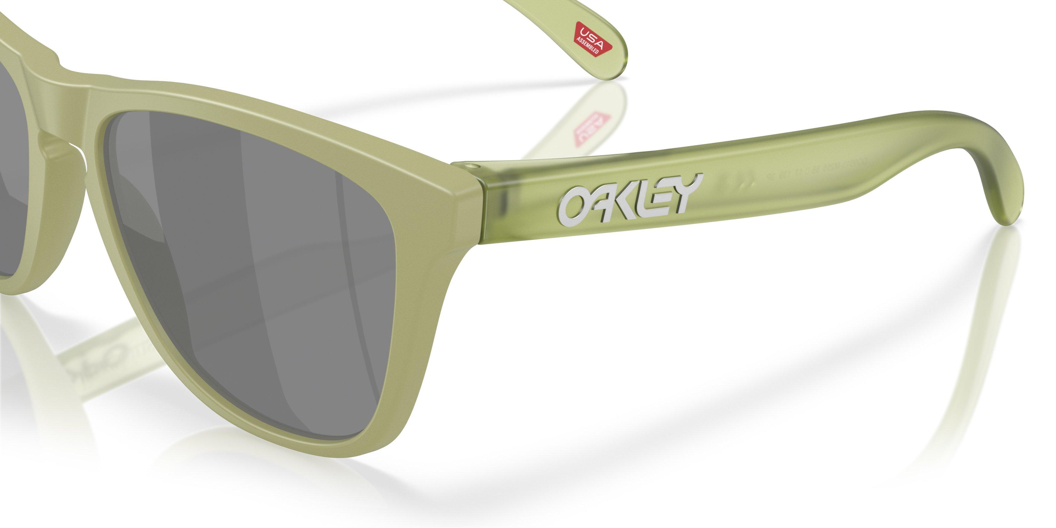 Oakley Frogskins Prizm Black Sunglasses - Matte Fern - GREEN/GREY Thumbnail View 5