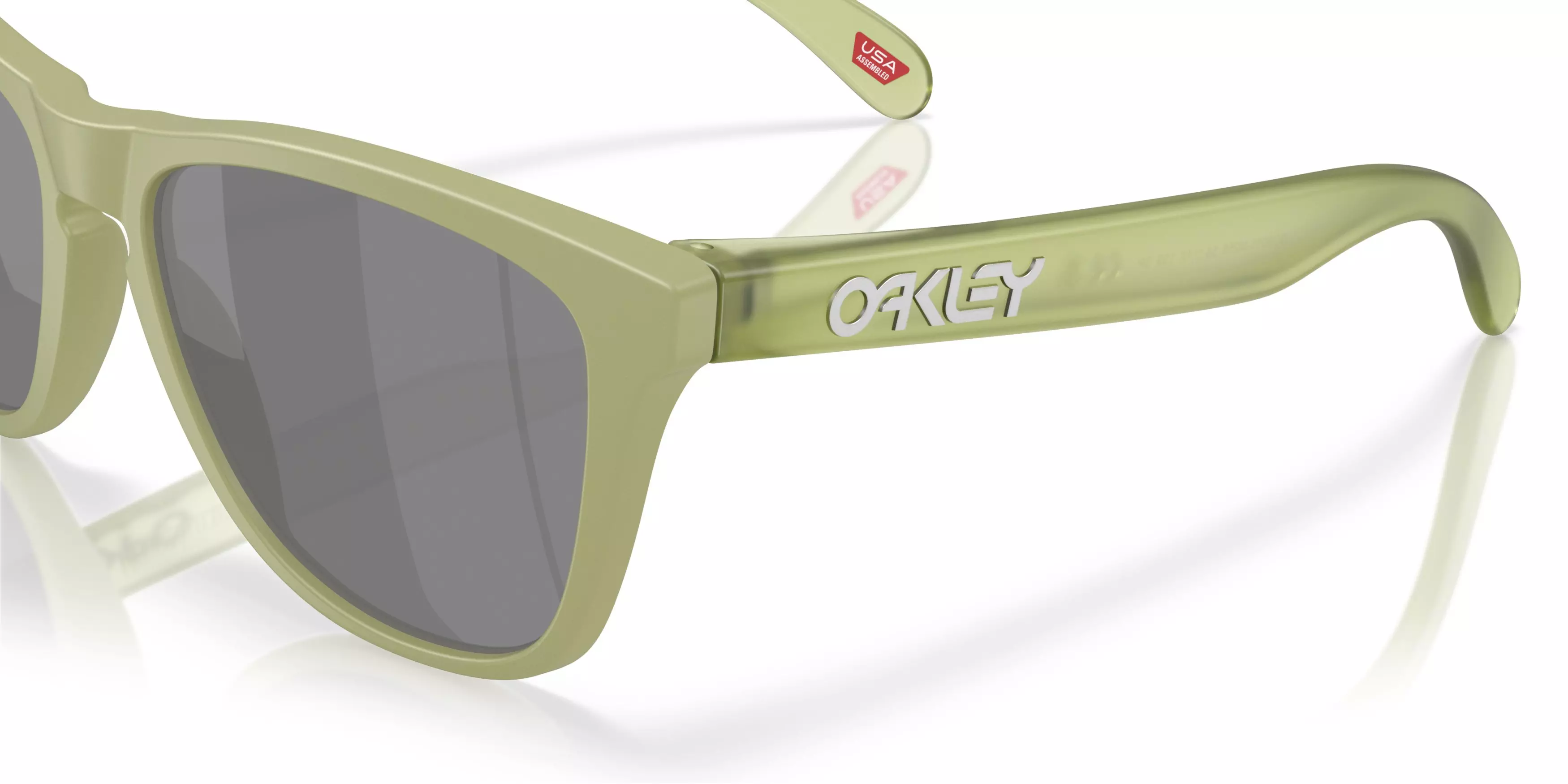 Oakley Frogskins Prizm Black Sunglasses - Matte Fern - GREEN/GREY