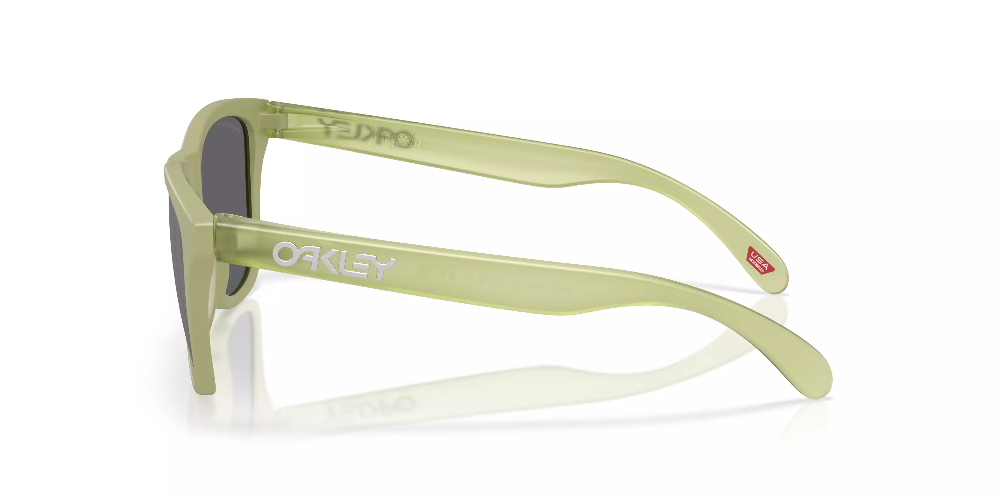 Oakley Frogskins Prizm Black Sunglasses - Matte Fern - GREEN/GREY