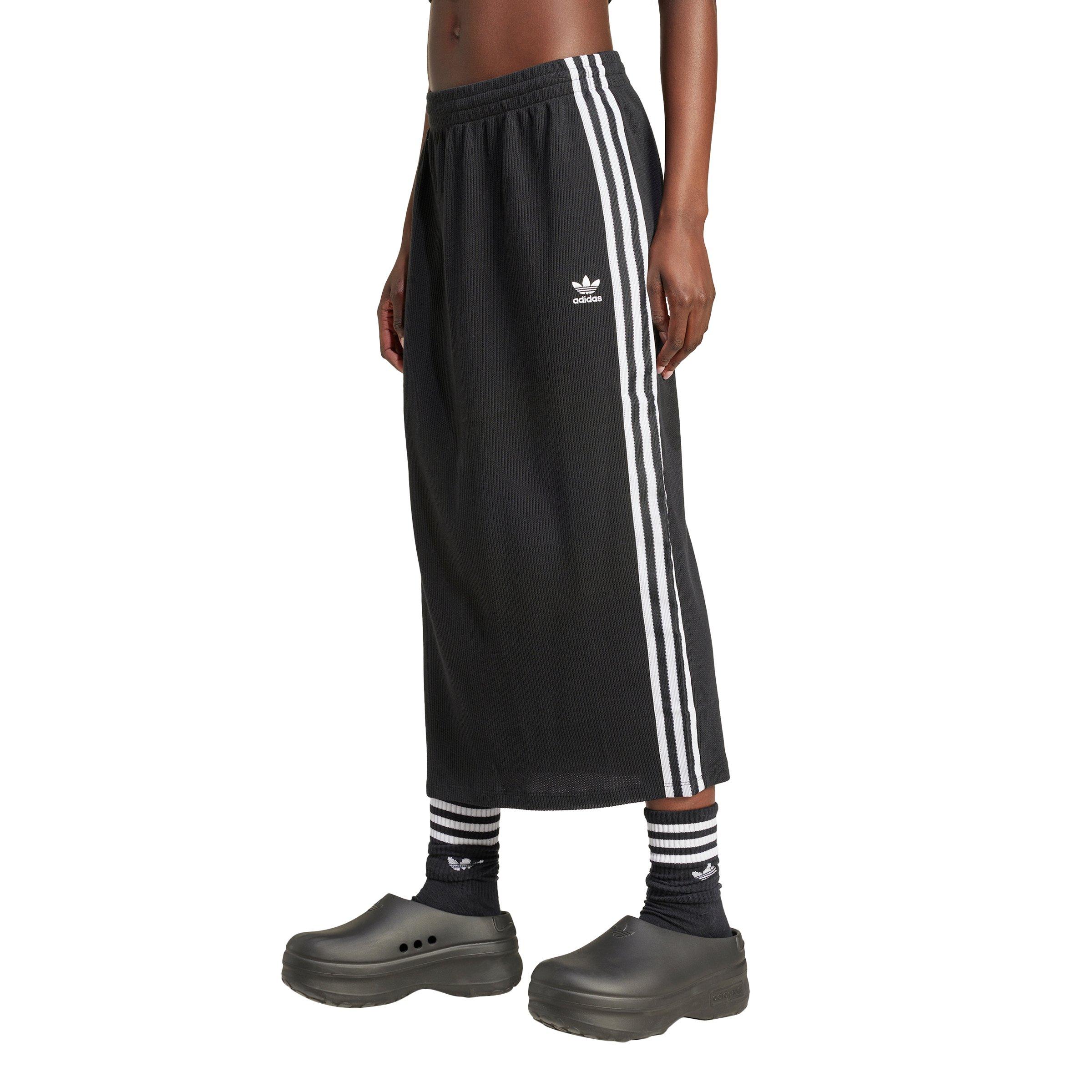 adidas Women's Originals Adicolor Knit Skirt - Black - BLACK Thumbnail View 1