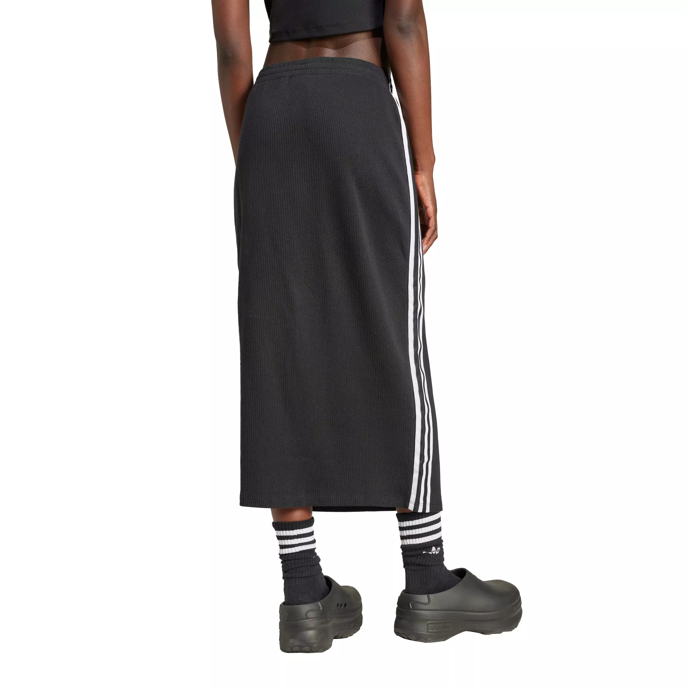 adidas Women's Originals Adicolor Knit Skirt - Black - BLACK