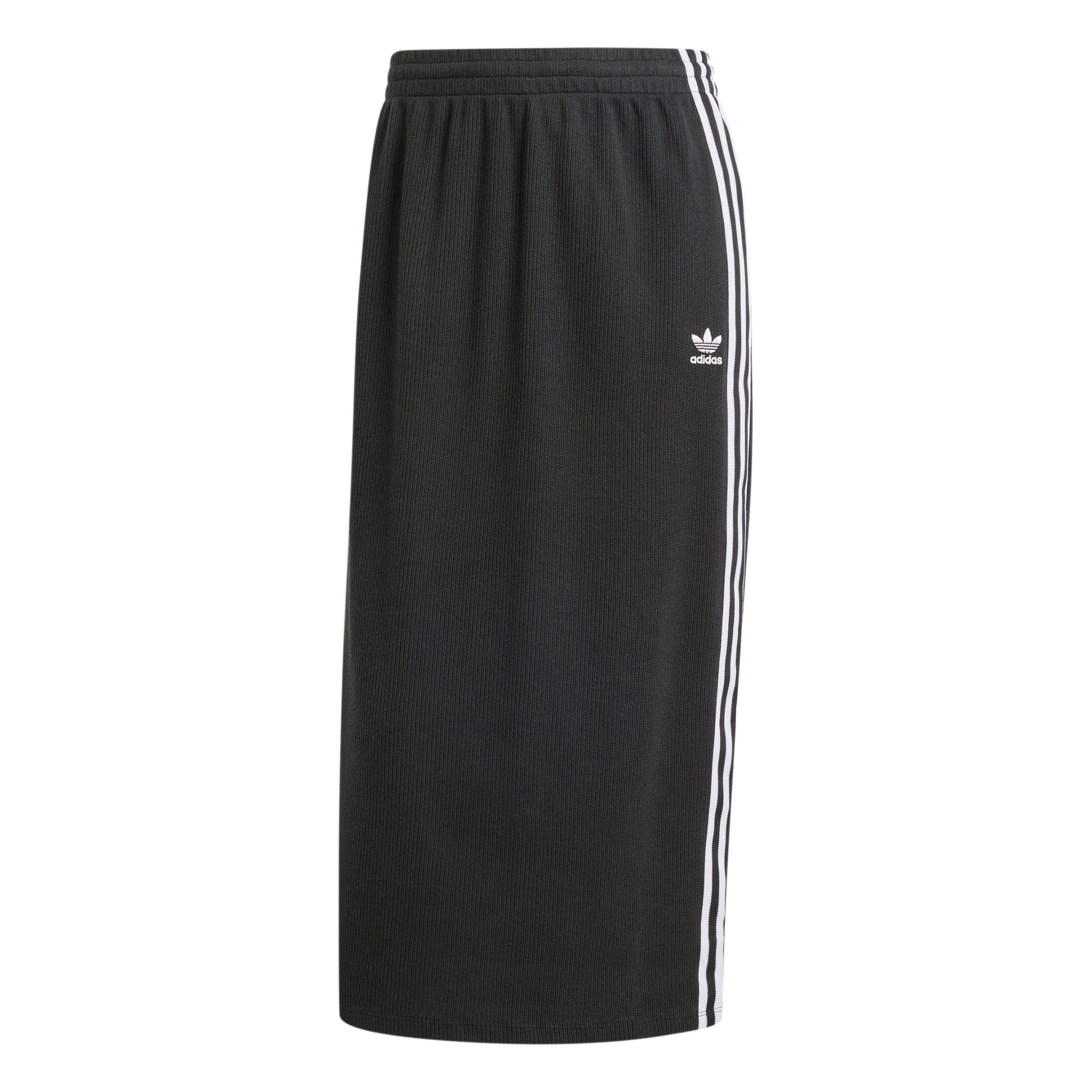 adidas Women's Originals Adicolor Knit Skirt - Black - BLACK Thumbnail View 6