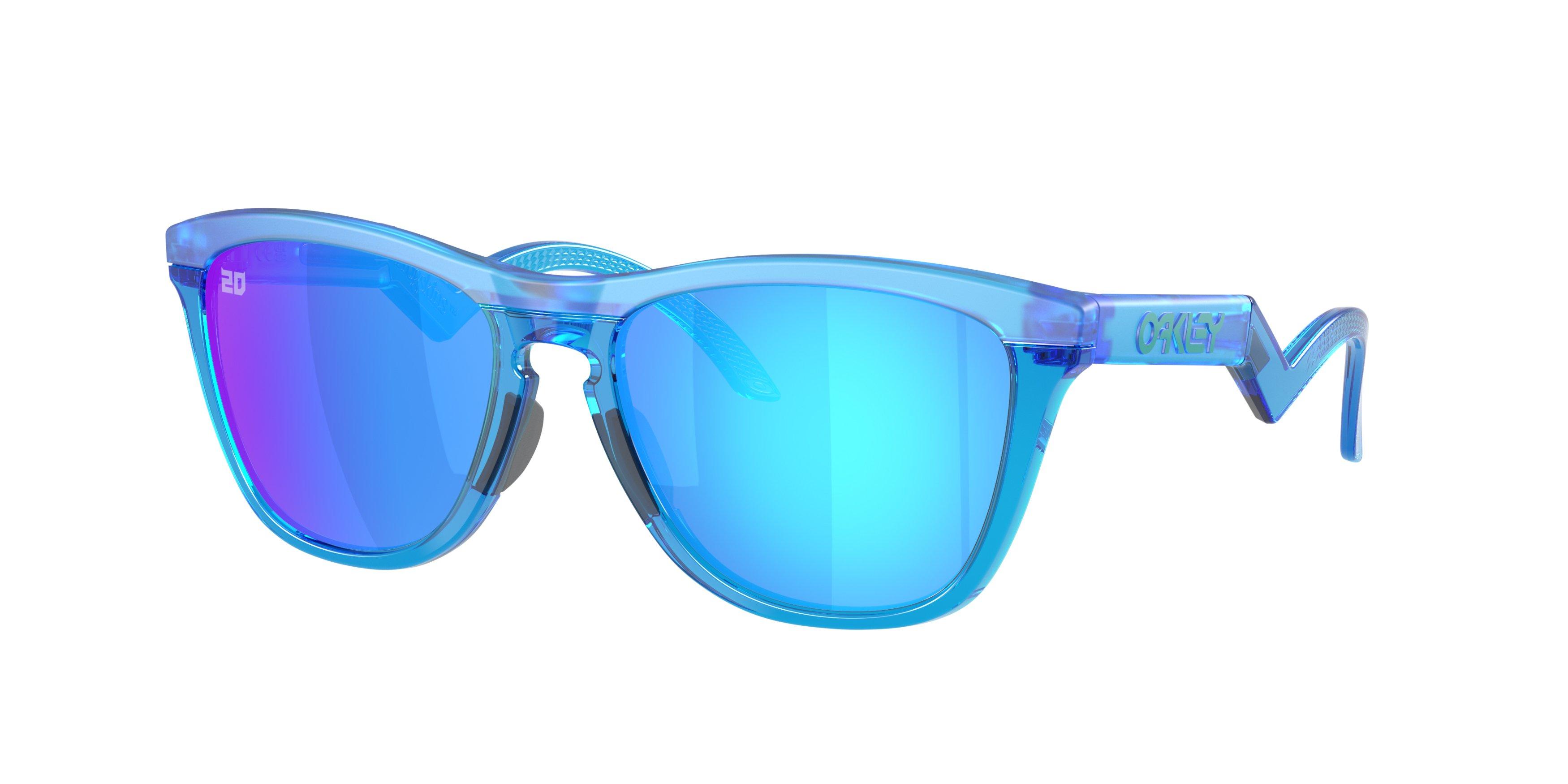 Oakley Frogskins Hybrid Prizm Sapphire Sunglasses - Acid Blue - BLUE Thumbnail View 1