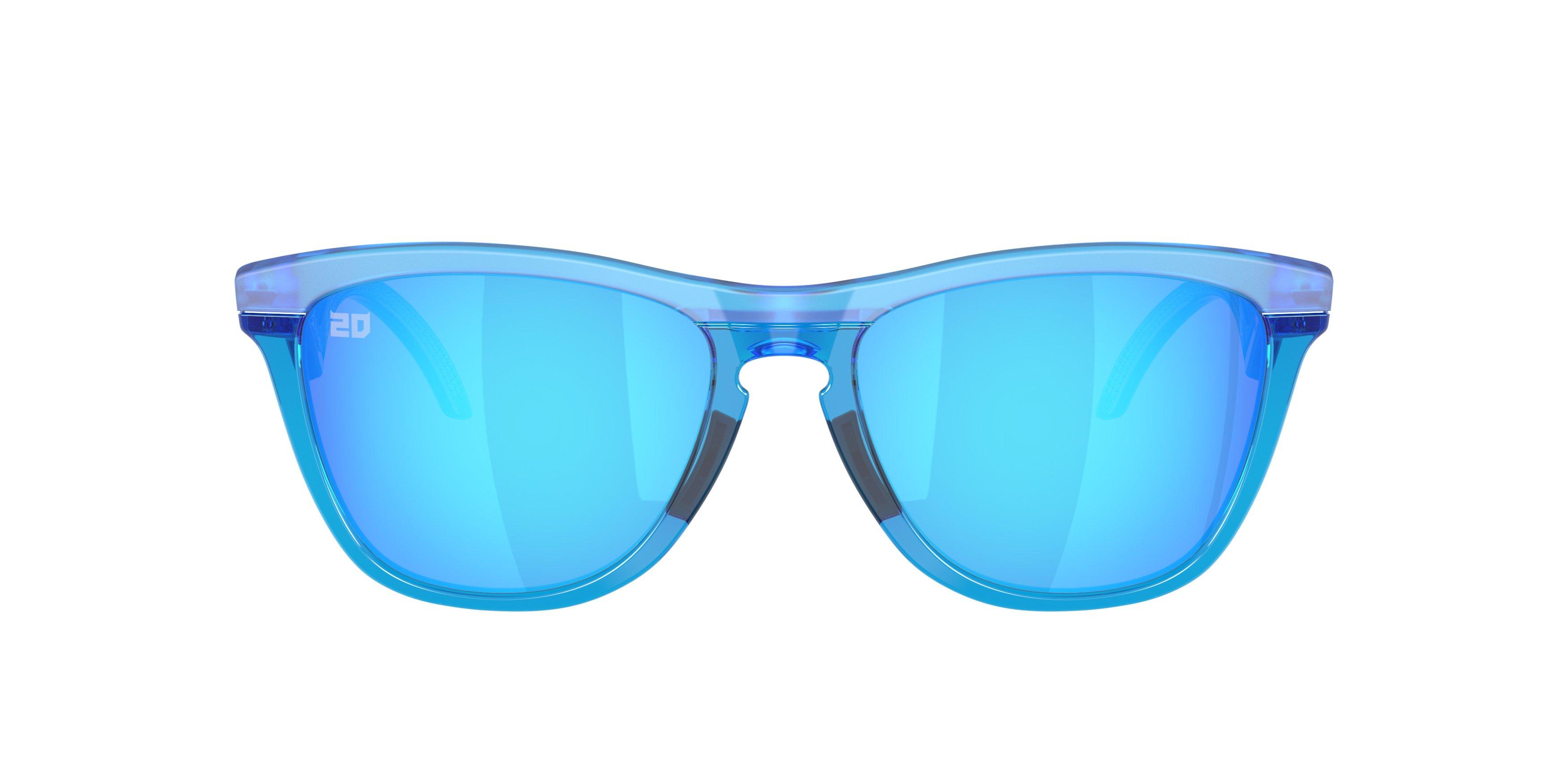 Oakley Frogskins Hybrid Prizm Sapphire Sunglasses - Acid Blue - BLUE Thumbnail View 3