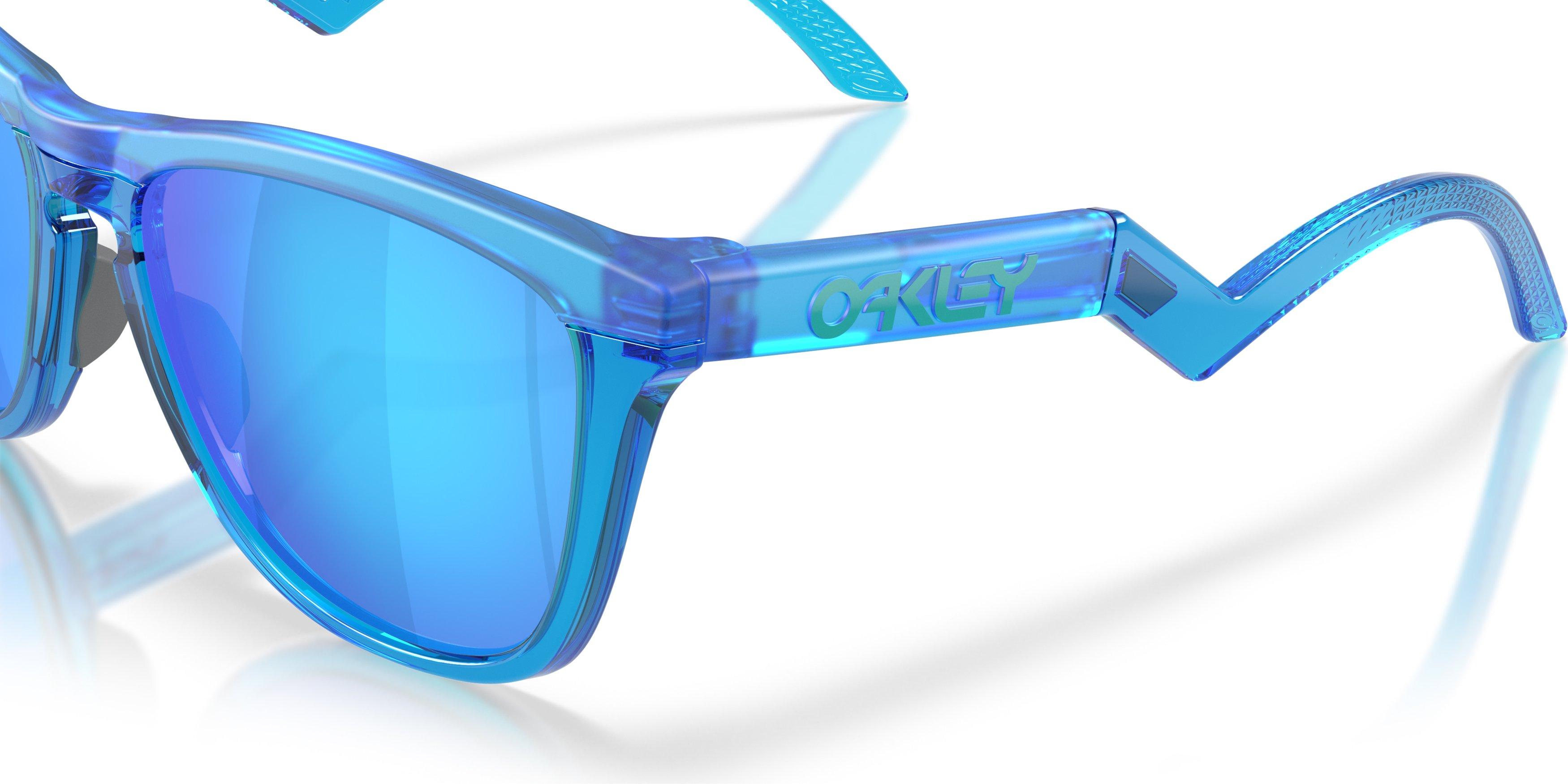 Oakley Frogskins Hybrid Prizm Sapphire Sunglasses - Acid Blue - BLUE Thumbnail View 5