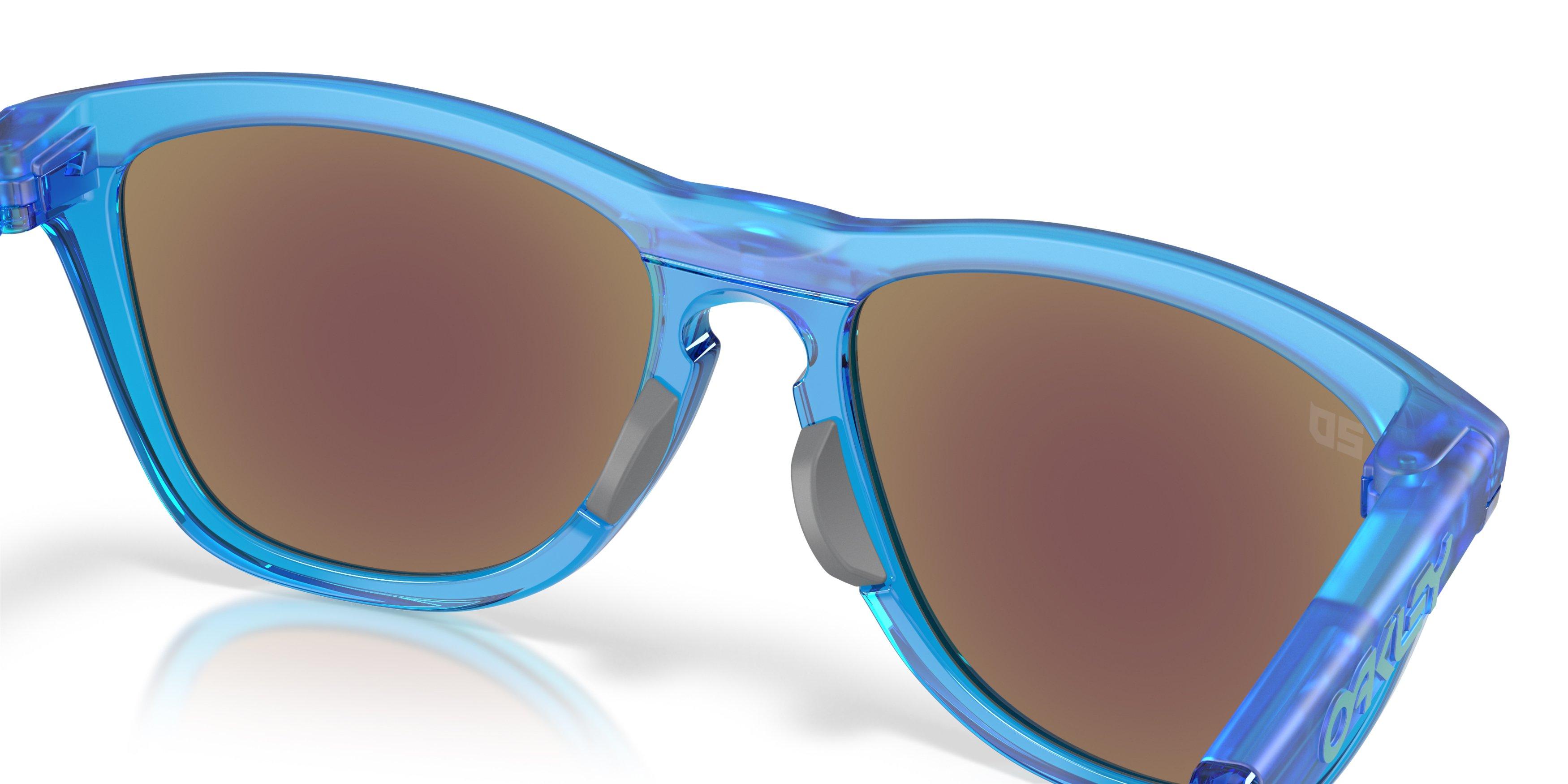 Oakley Frogskins Hybrid Prizm Sapphire Sunglasses - Acid Blue - BLUE Thumbnail View 6