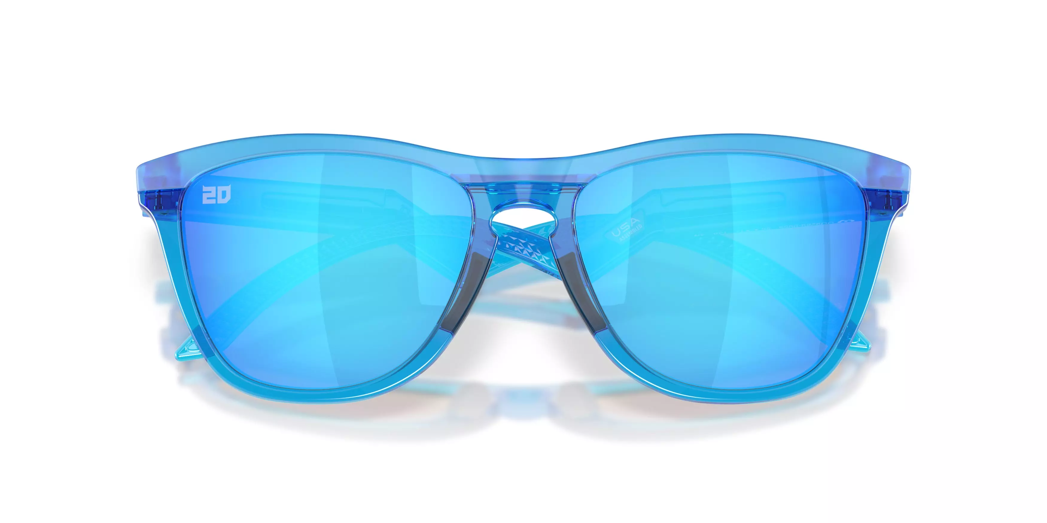 Oakley Frogskins Hybrid Prizm Sapphire Sunglasses - Acid Blue - BLUE