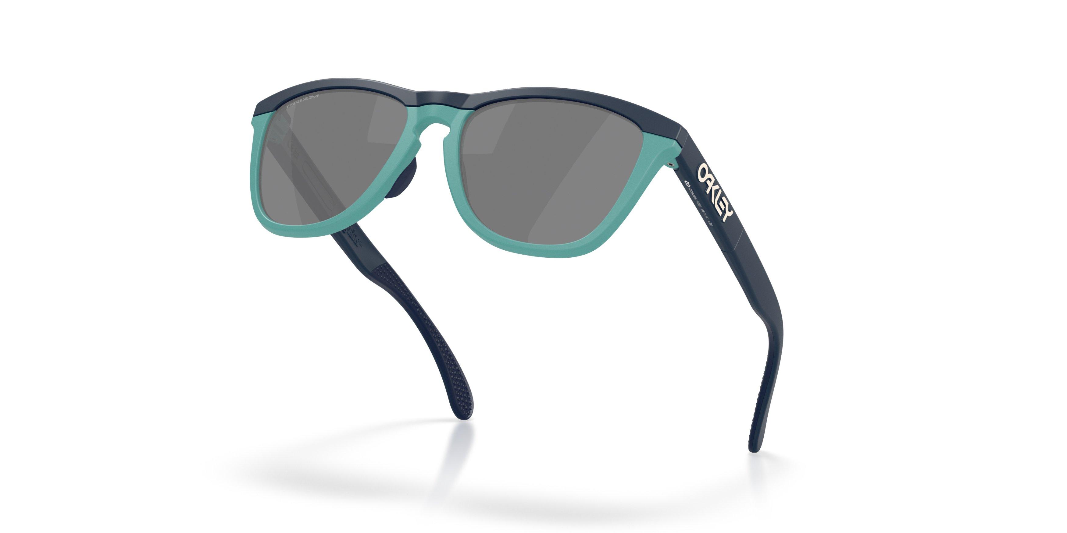 Oakley Frogskins Range Prizm Black Sunglasses - Matte Abyss - BLUE/GREY Thumbnail View 4
