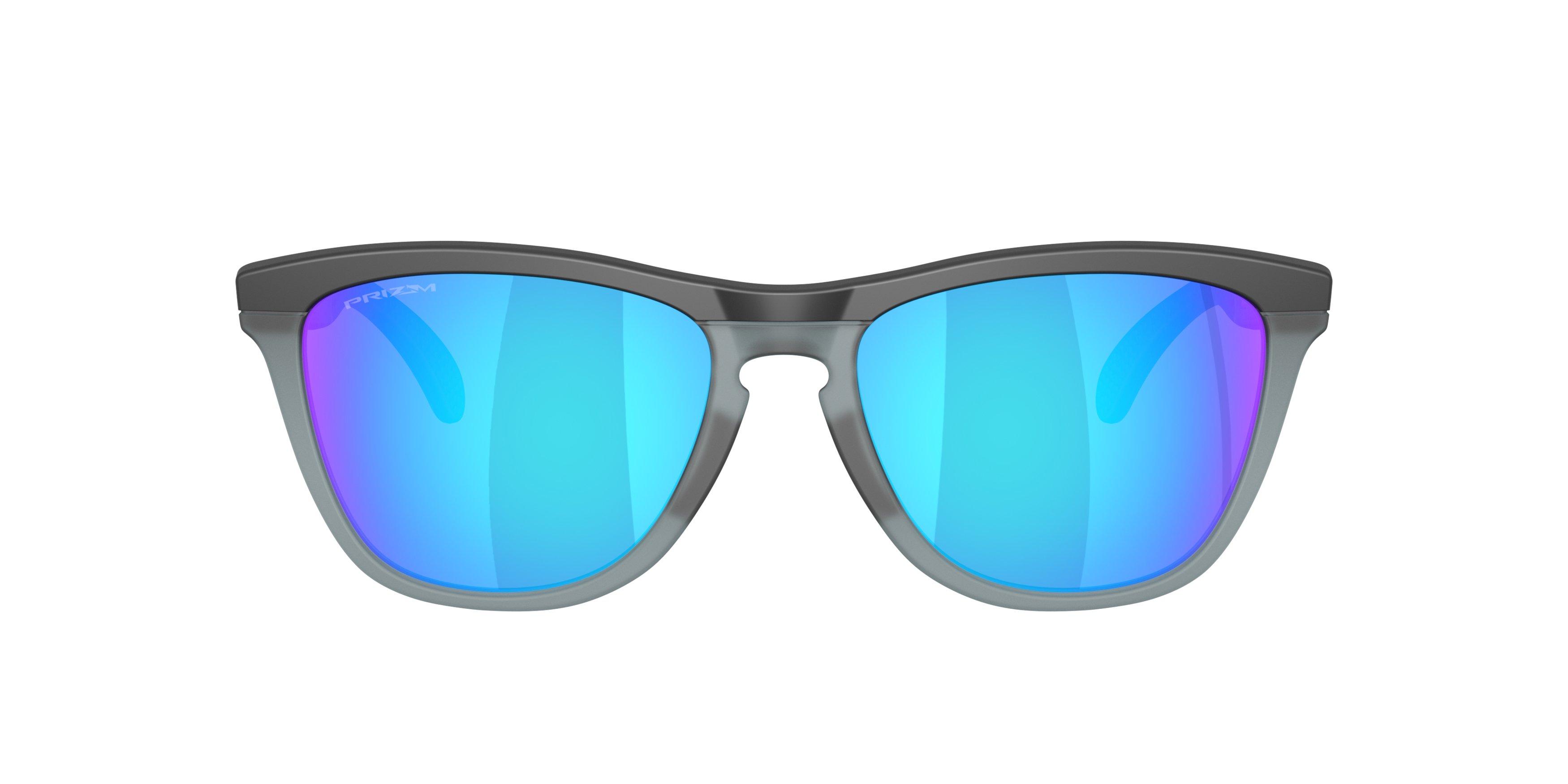 Oakley Frogskins Range Prizm Sapphire Sunglasses - Matte Black - BLACK/BLUE Thumbnail View 3