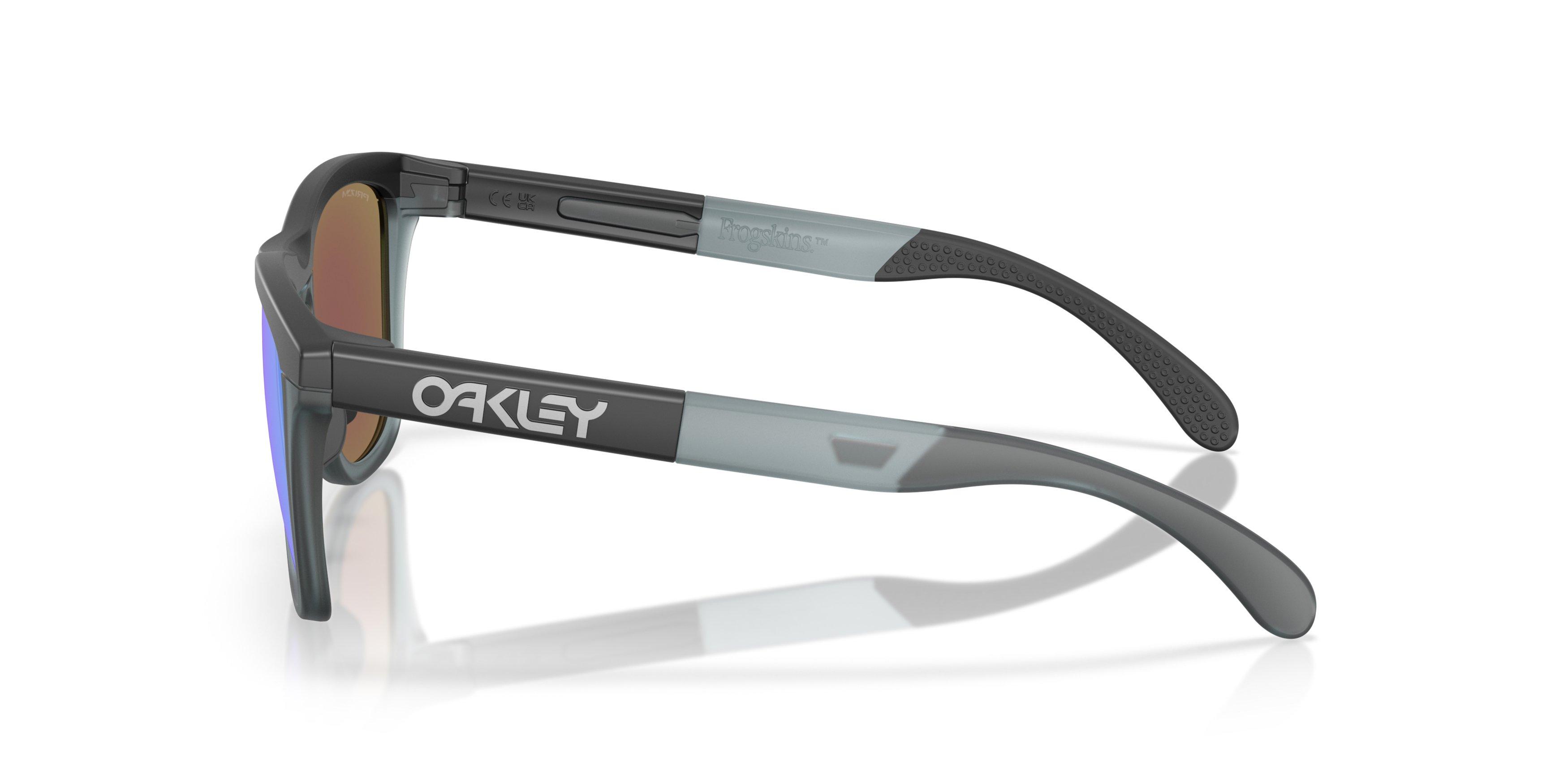 Oakley Frogskins Range Prizm Sapphire Sunglasses - Matte Black - BLACK/BLUE Thumbnail View 8