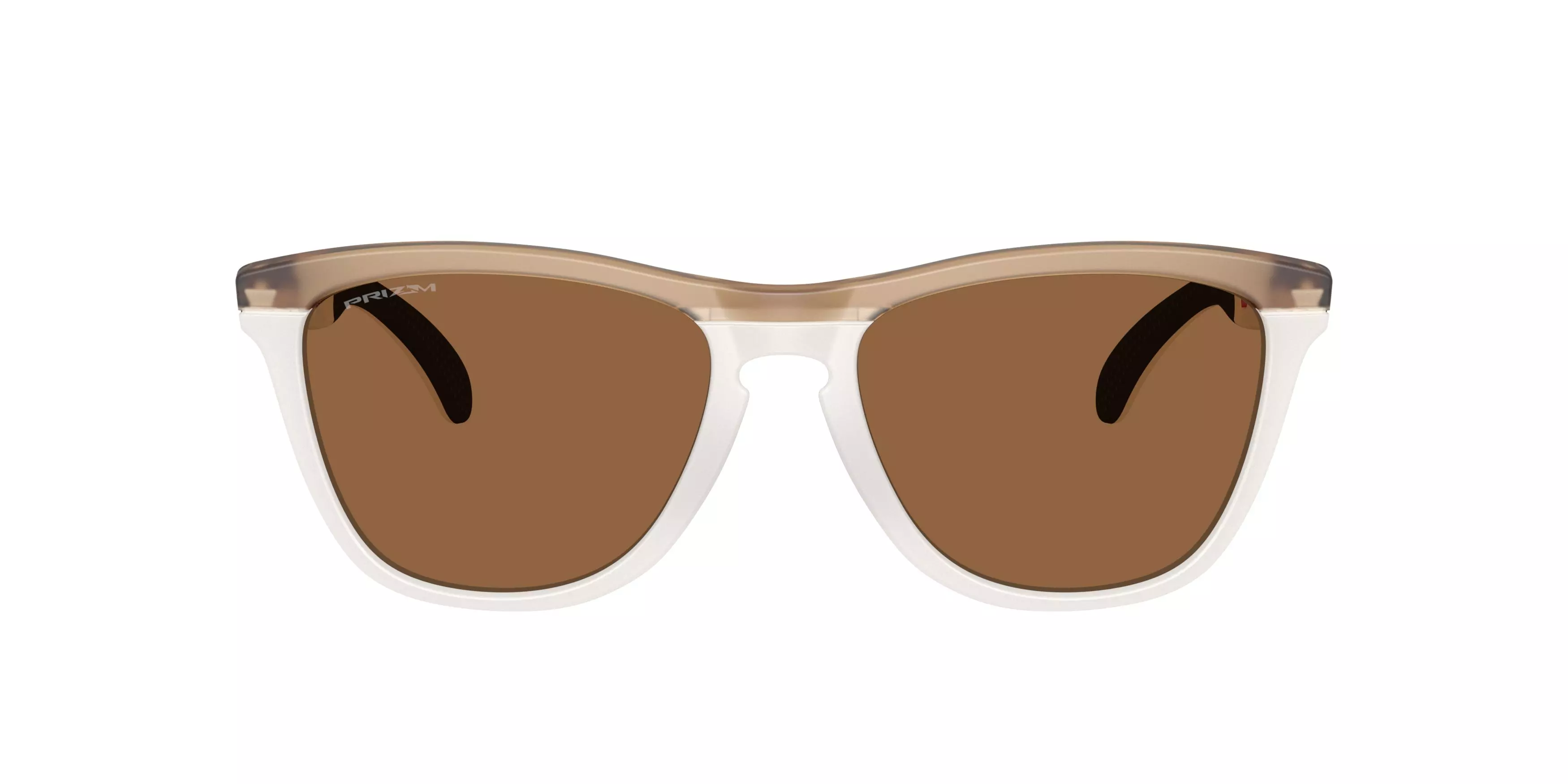Oakley Frogskins Range Prizm Bronze Sunglasses - Matte Sepia - WHITE/BROWN