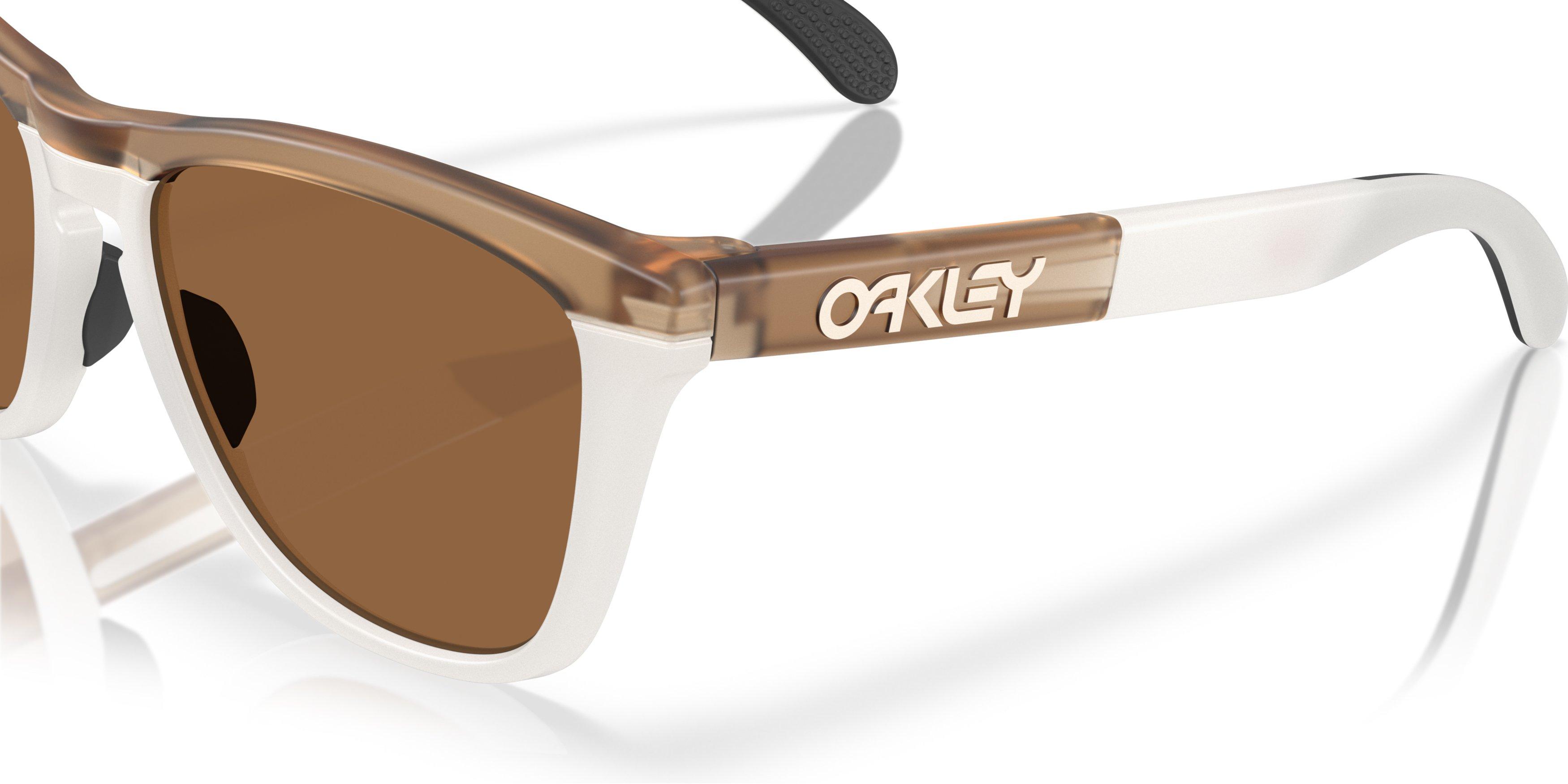 Oakley Frogskins Range Prizm Bronze Sunglasses - Matte Sepia - WHITE/BROWN Thumbnail View 5