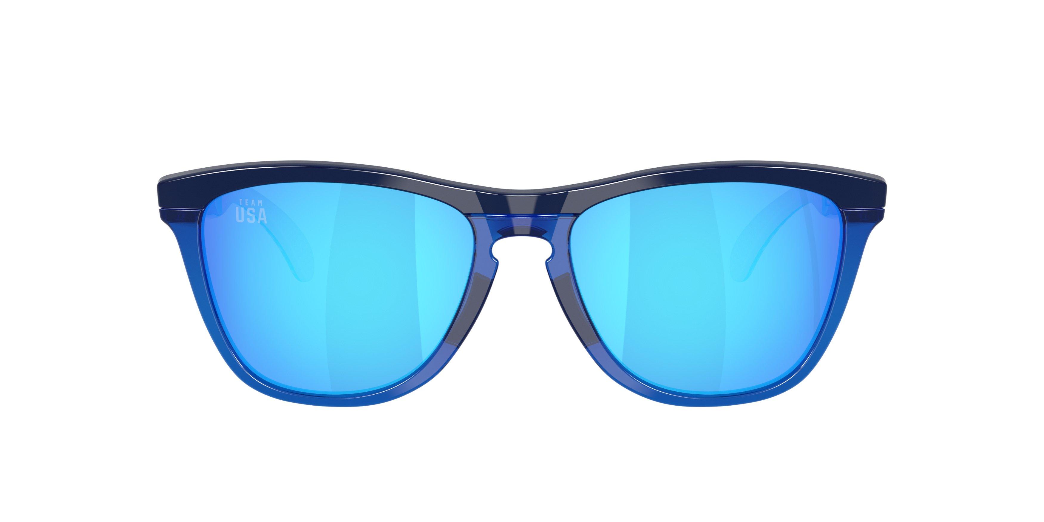 Oakley Frogskins Range Prizm Sapphire Sunglasses - Navy - BLUE Thumbnail View 3