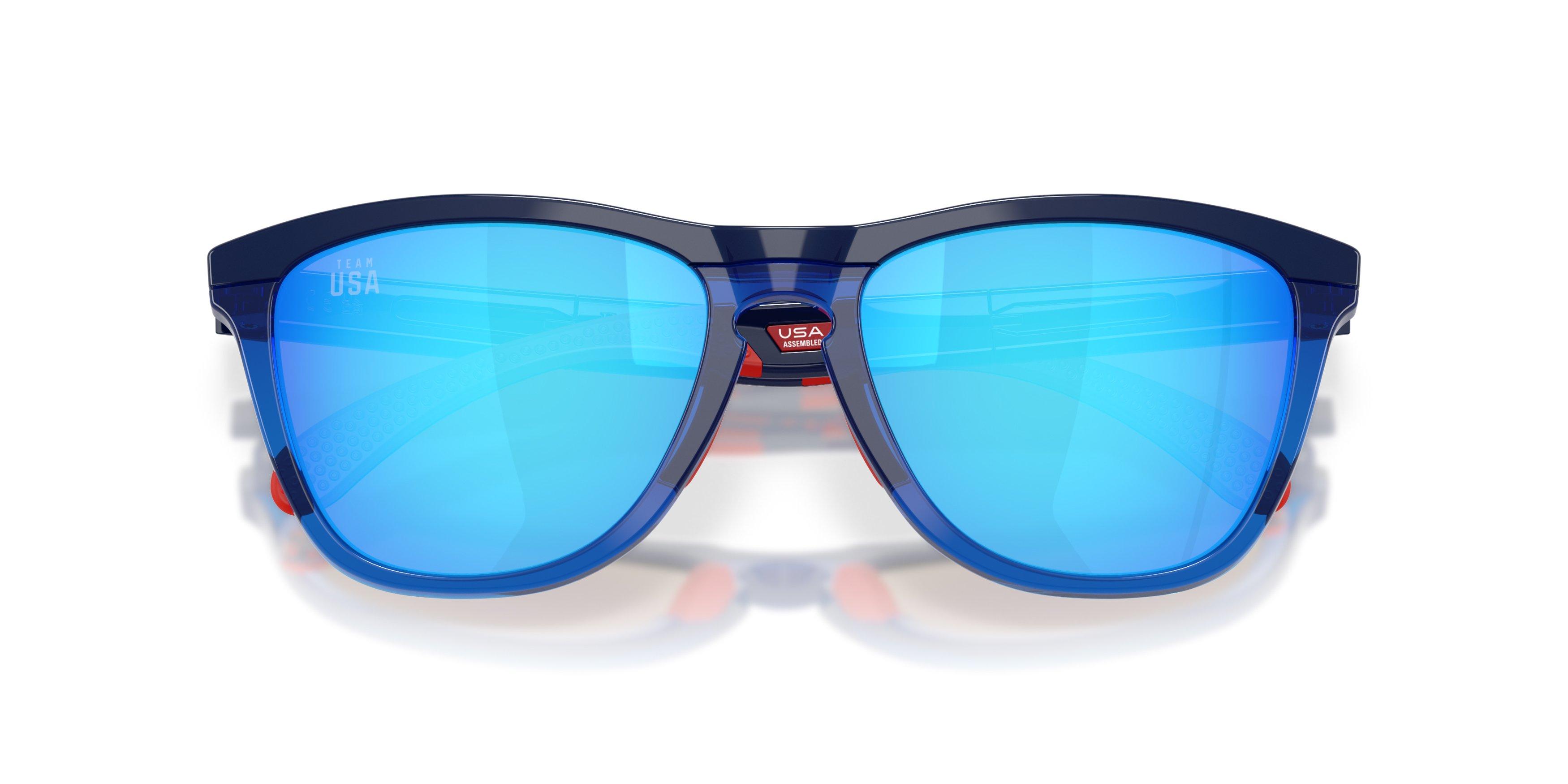 Oakley Frogskins Range Prizm Sapphire Sunglasses - Navy - BLUE Thumbnail View 7