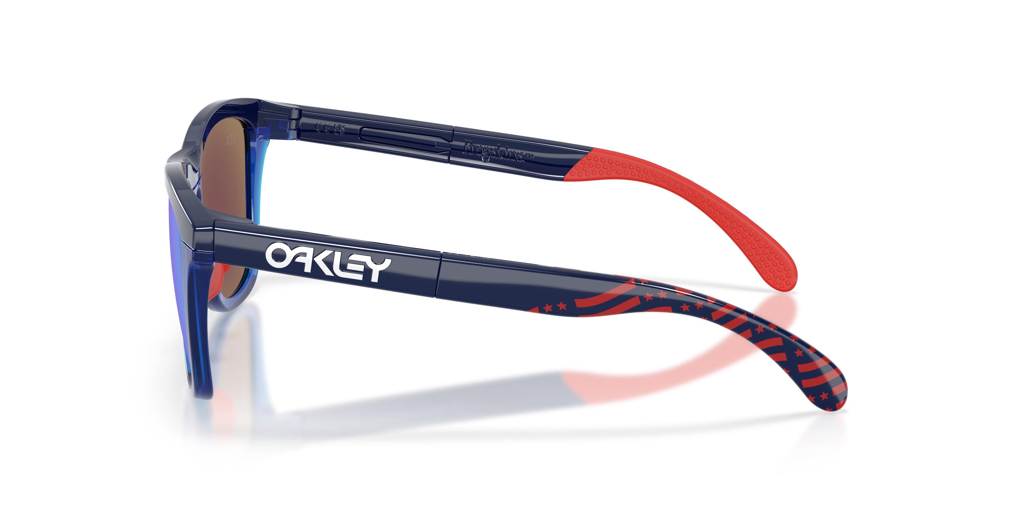Oakley Frogskins Range Prizm Sapphire Sunglasses - Navy - BLUE Thumbnail View 8