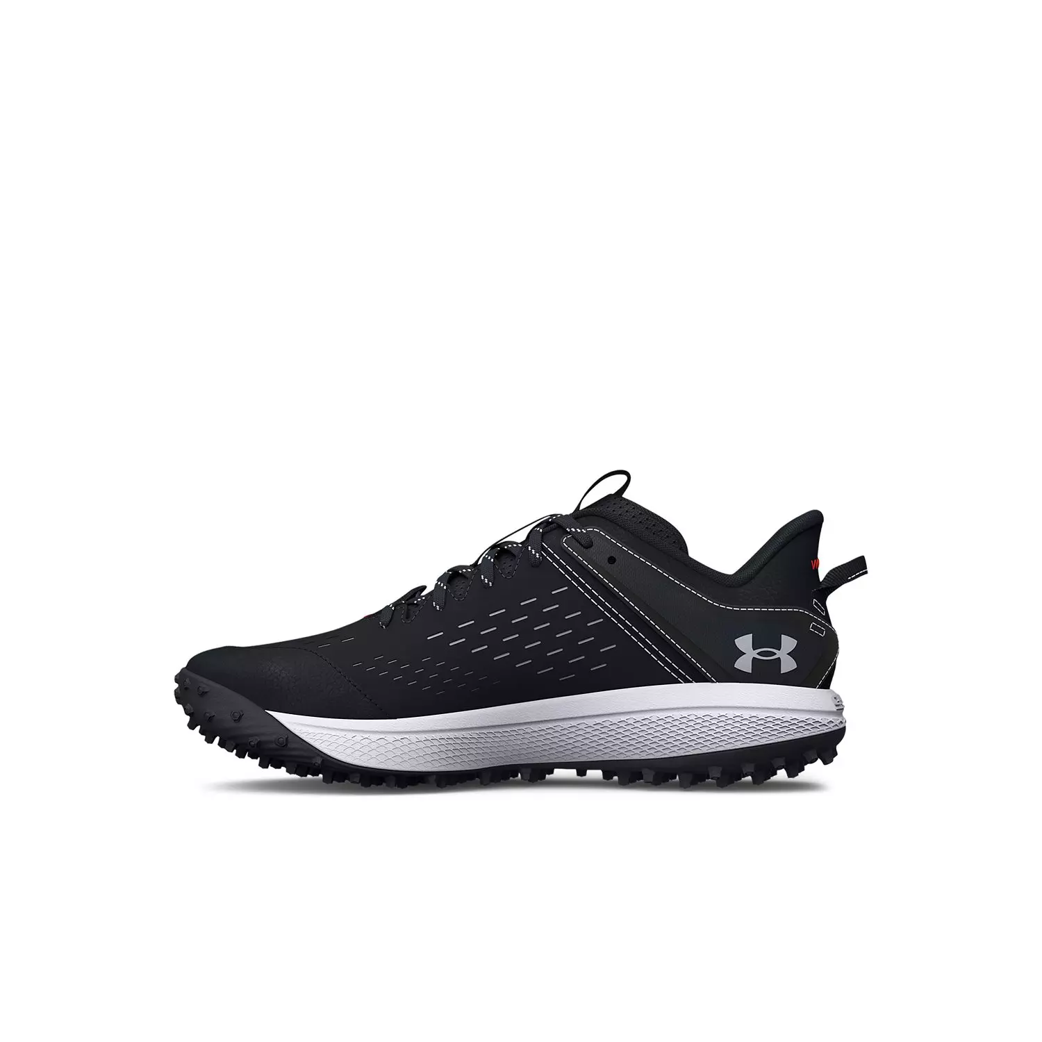 Under Armour Yard Turf "Black/White" Preschool Boys' Baseball Shoe - BLACK/WHITE
