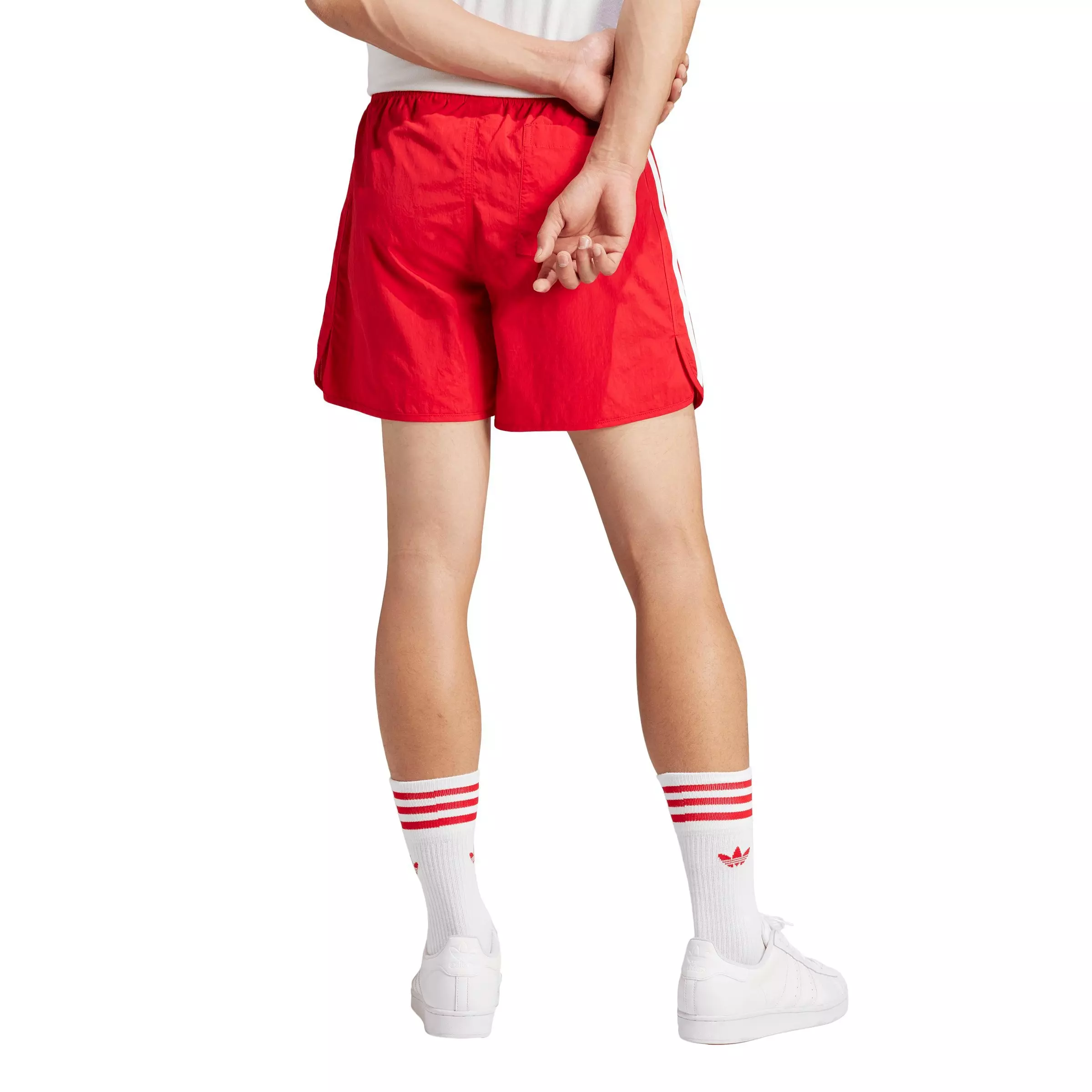 adidas Originals Men's Adicolor Classics Sprinter Shorts-Red - RED