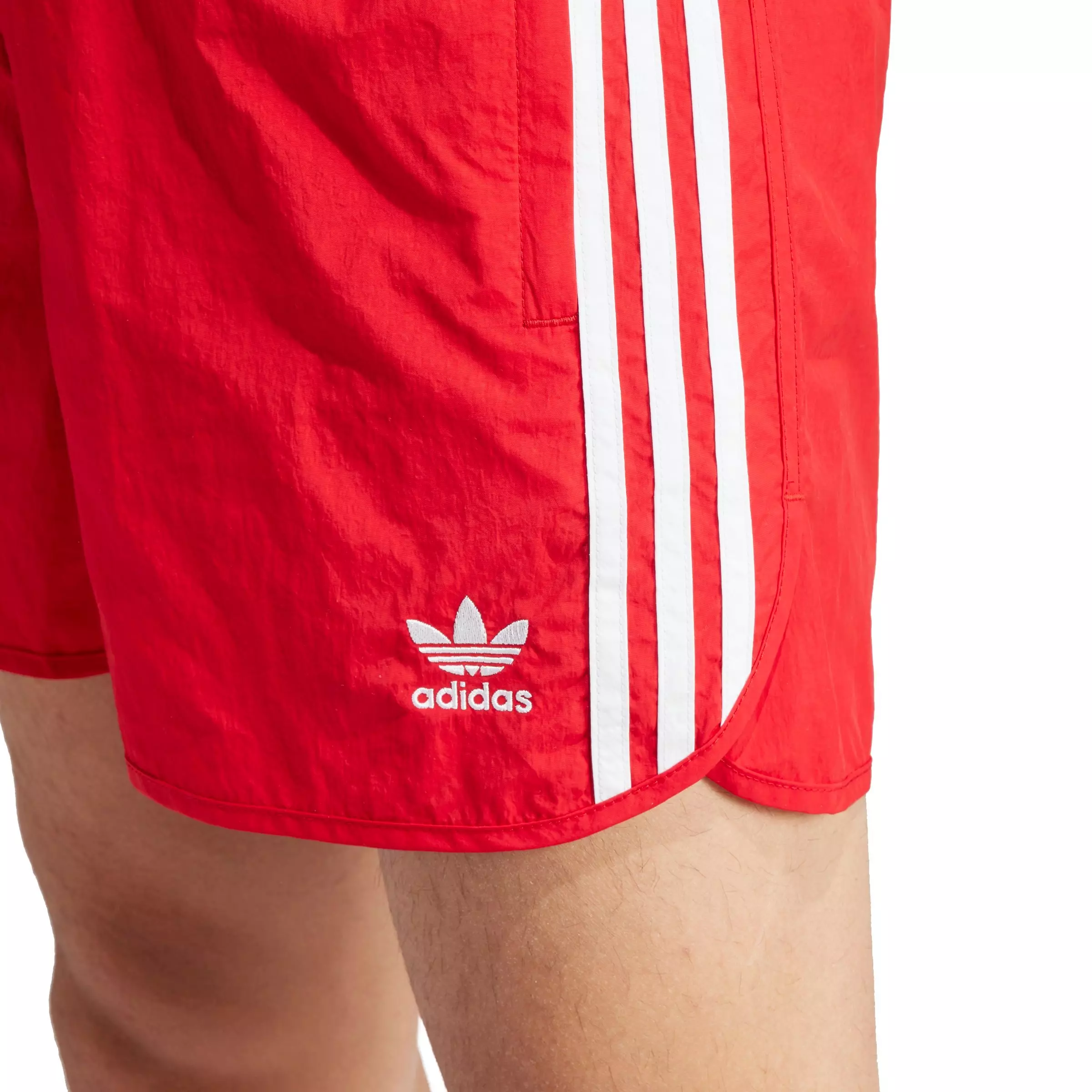 adidas Originals Men's Adicolor Classics Sprinter Shorts-Red - RED