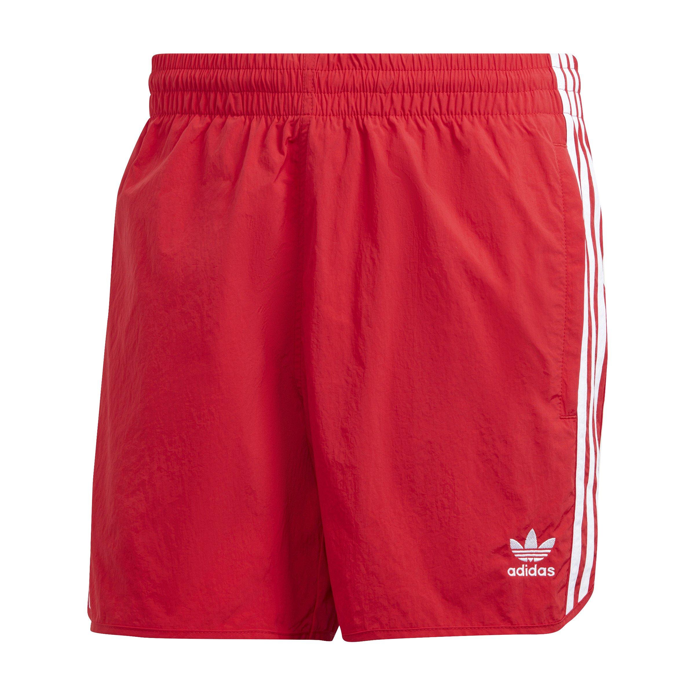 adidas Originals Men's Adicolor Classics Sprinter Shorts-Red - RED Thumbnail View 6