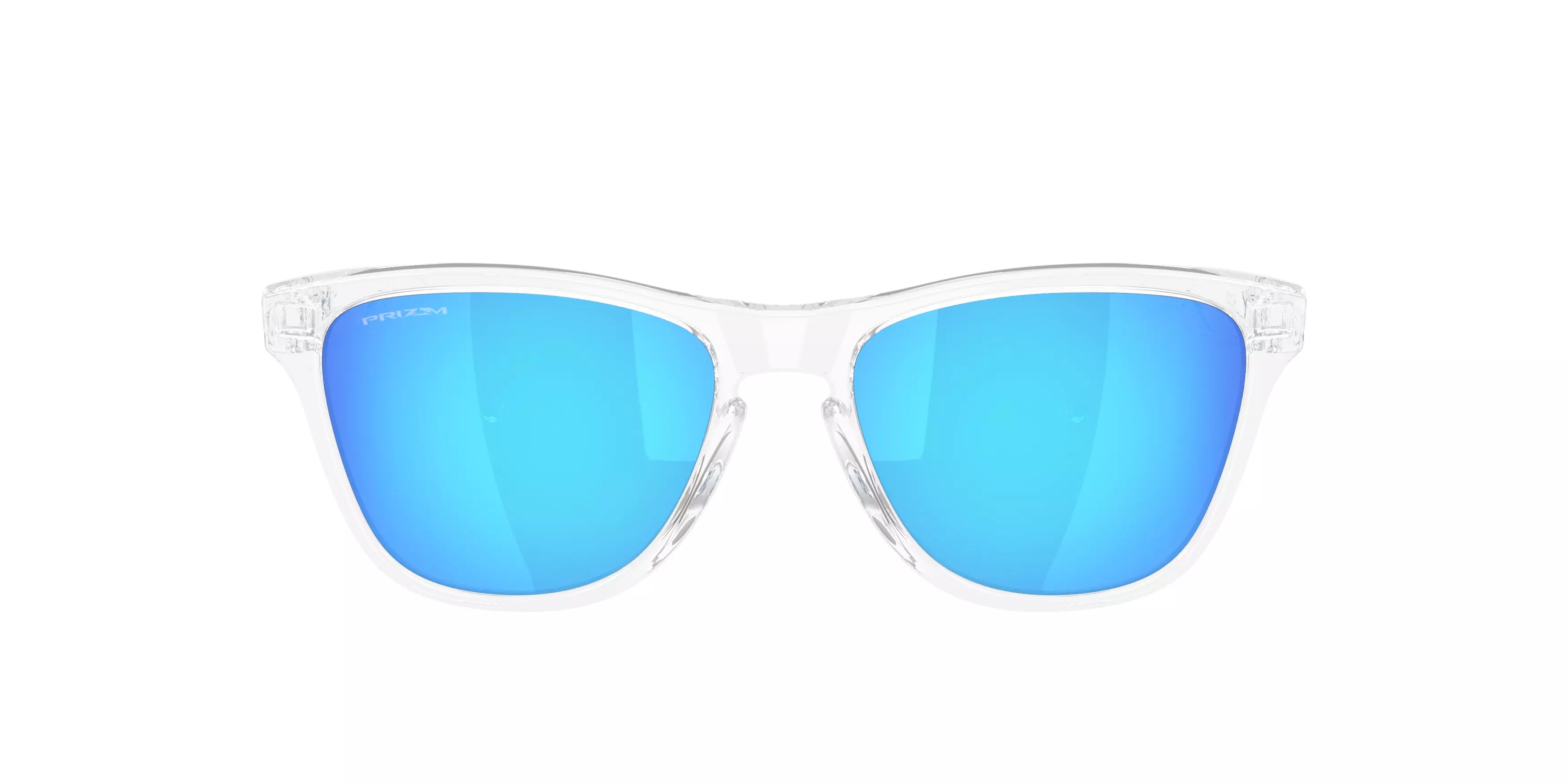 Oakley Frogskins S Prizm Sapphire Sunglasses - Polished Clear - CLEAR/BLUE