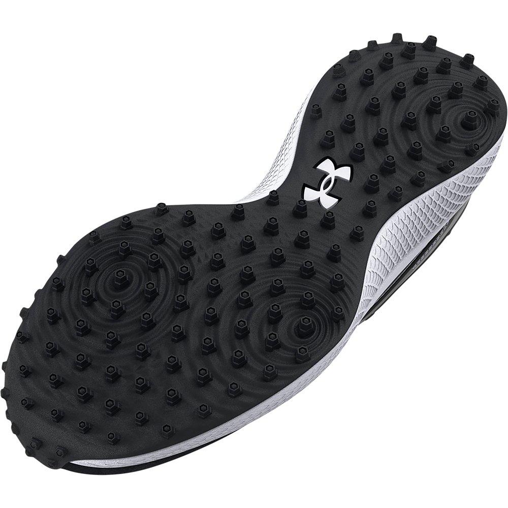 Under Armour Yard Turf "Black/White" Grade School Boys' Baseball Shoe - BLACK/WHITE Thumbnail View 5
