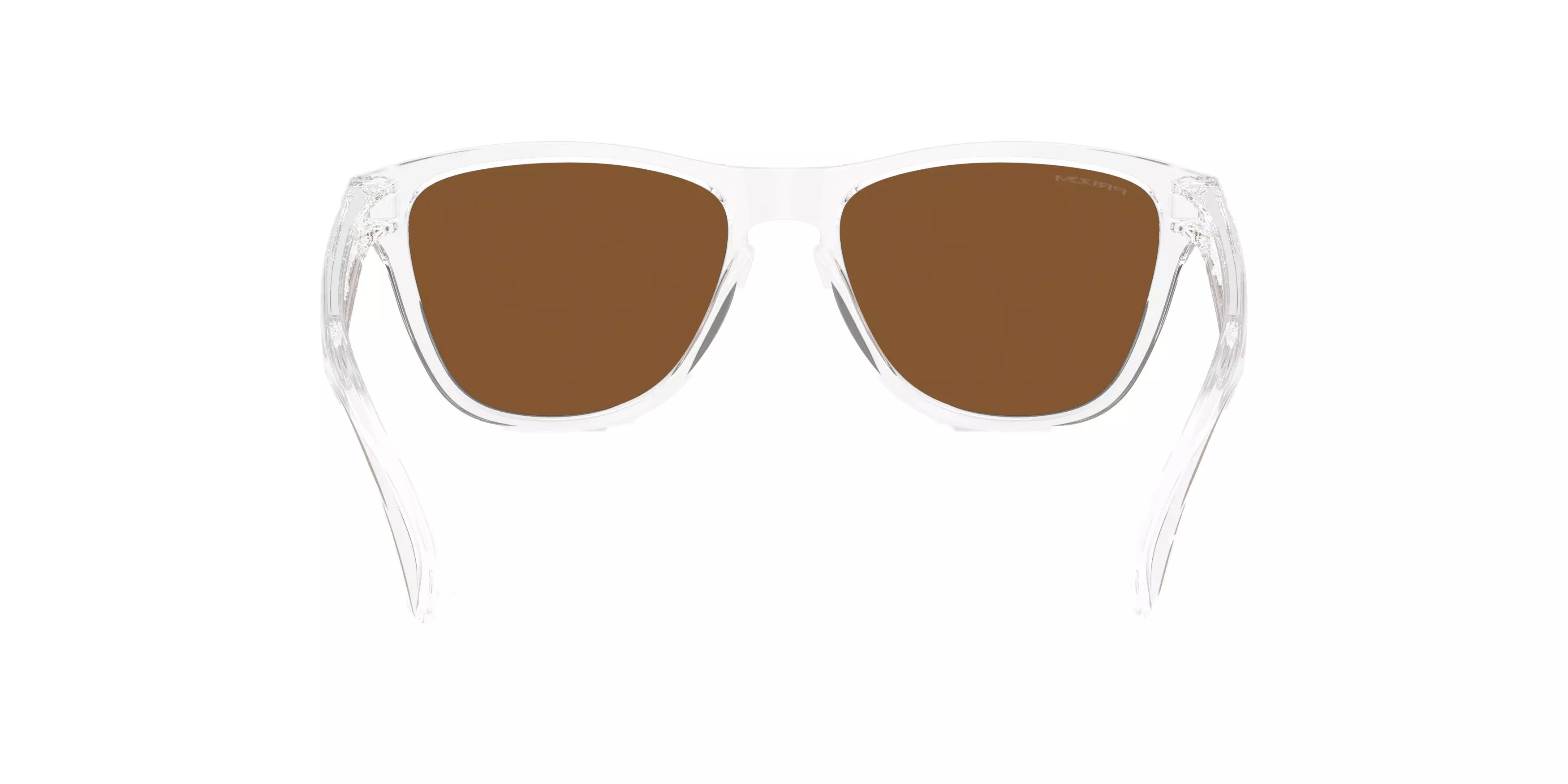 Oakley Frogskins S Prizm Violet Sunglasses - Polished Clear - CLEAR/PURPLE