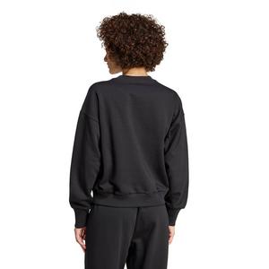 adidas Women's ALL SZN Fleece Loose Sweatshirt - Black