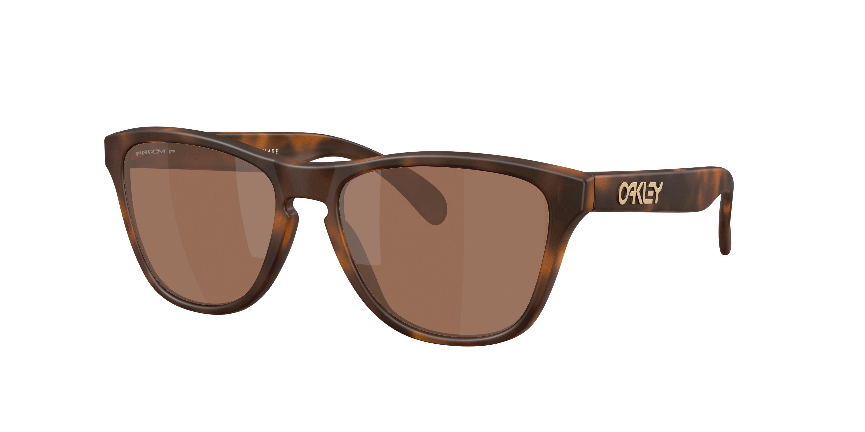 Oakley Frogskins S Prizm Tungsten Sunglasses - Matte Tortoise - BROWN Thumbnail View 1