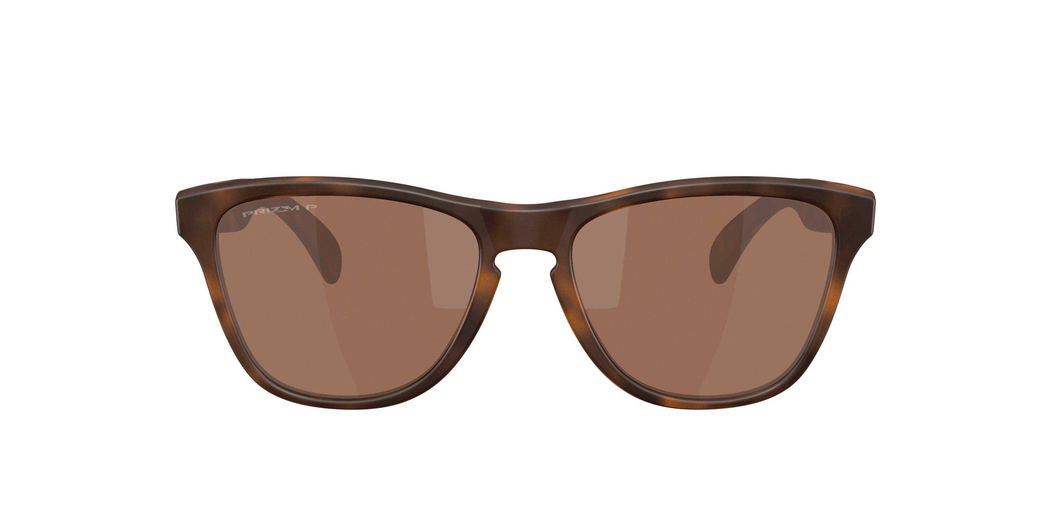 Oakley Frogskins S Prizm Tungsten Sunglasses - Matte Tortoise - BROWN Thumbnail View 3